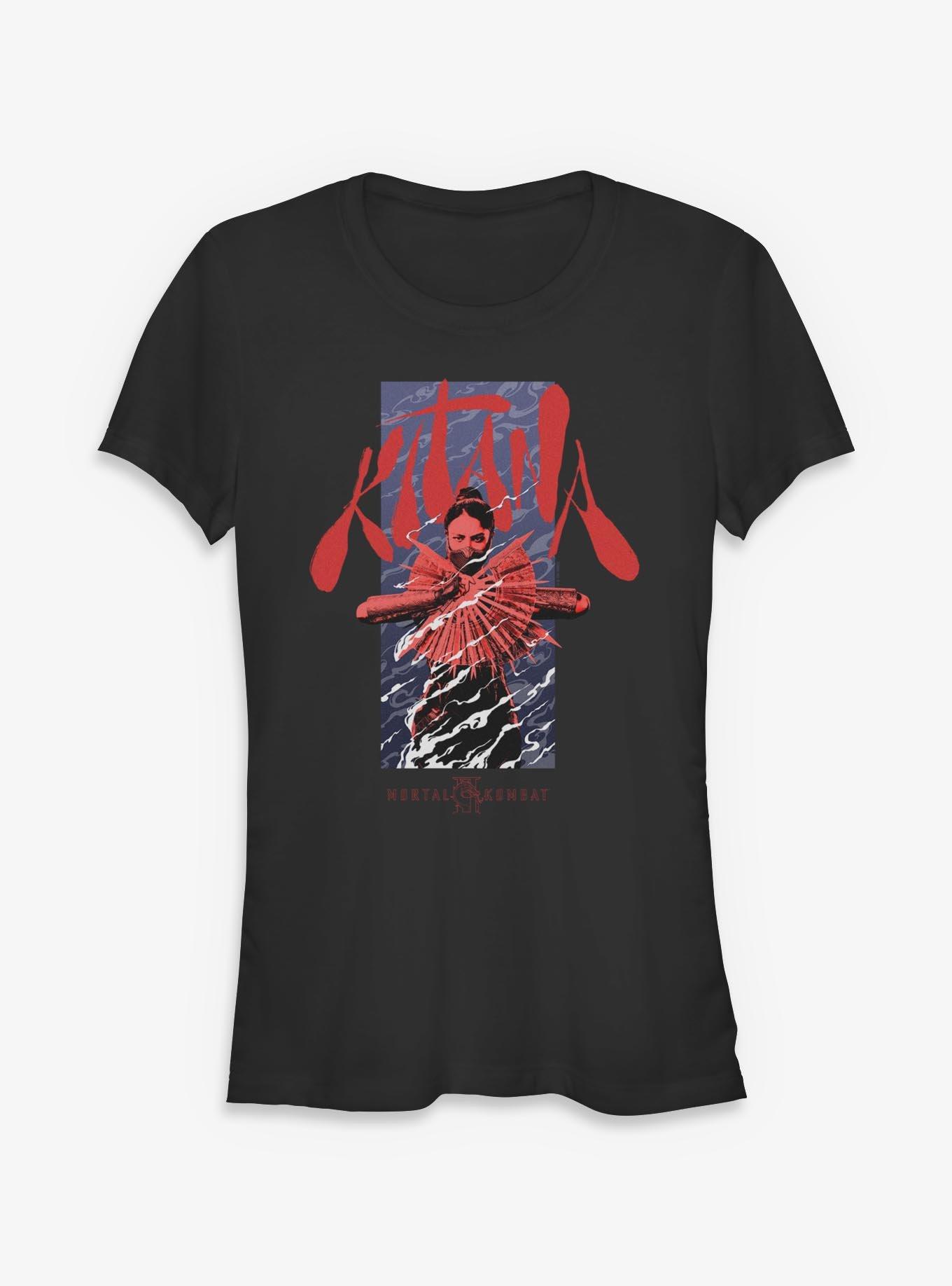 Mortal Kombat Kitana Red Girls T-Shirt, , hi-res