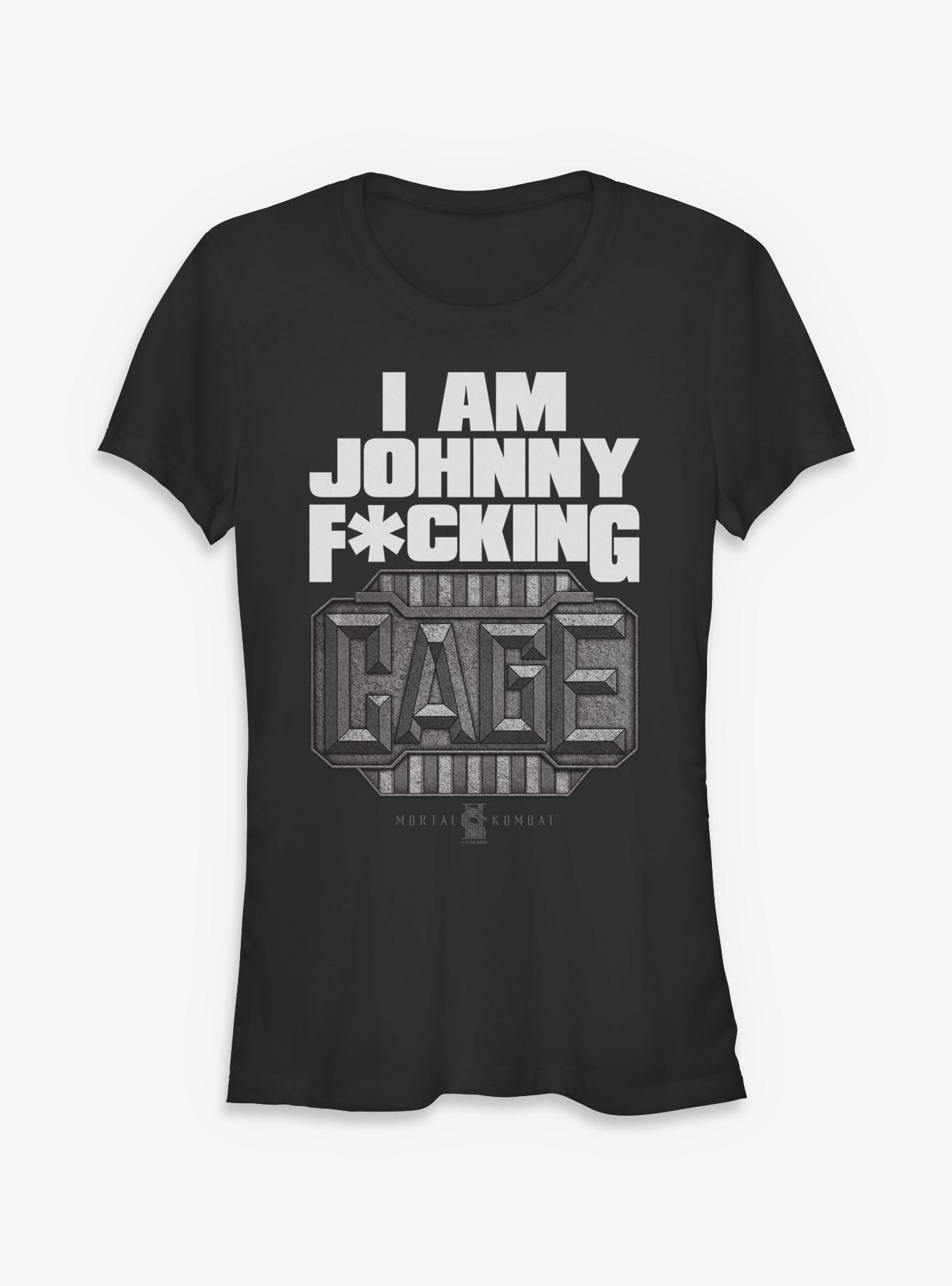 Mortal Kombat I Am Johnny Cage Girls T-Shirt, , hi-res