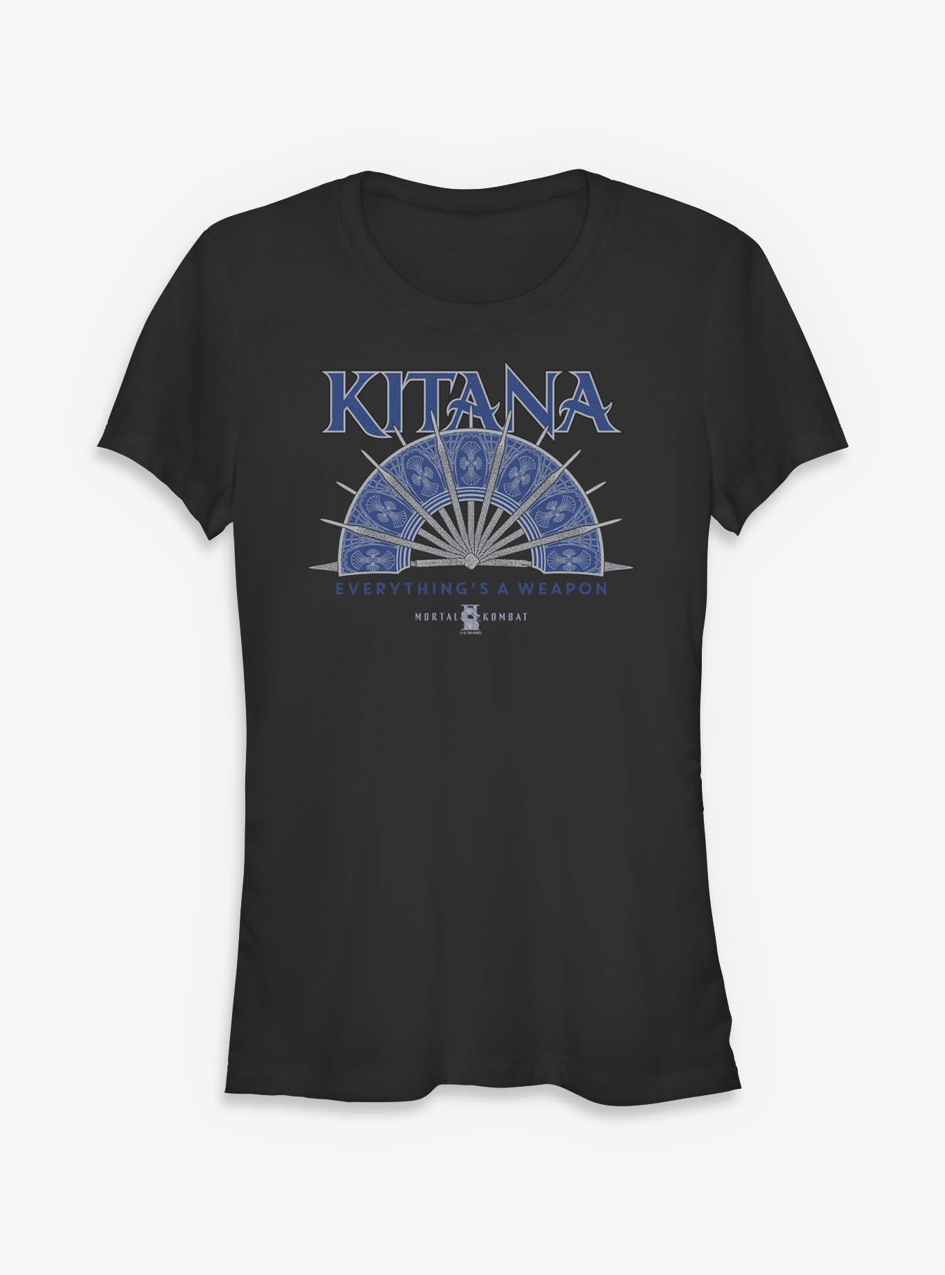 Mortal Kombat Everything's A Weapon Girls T-Shirt, , hi-res