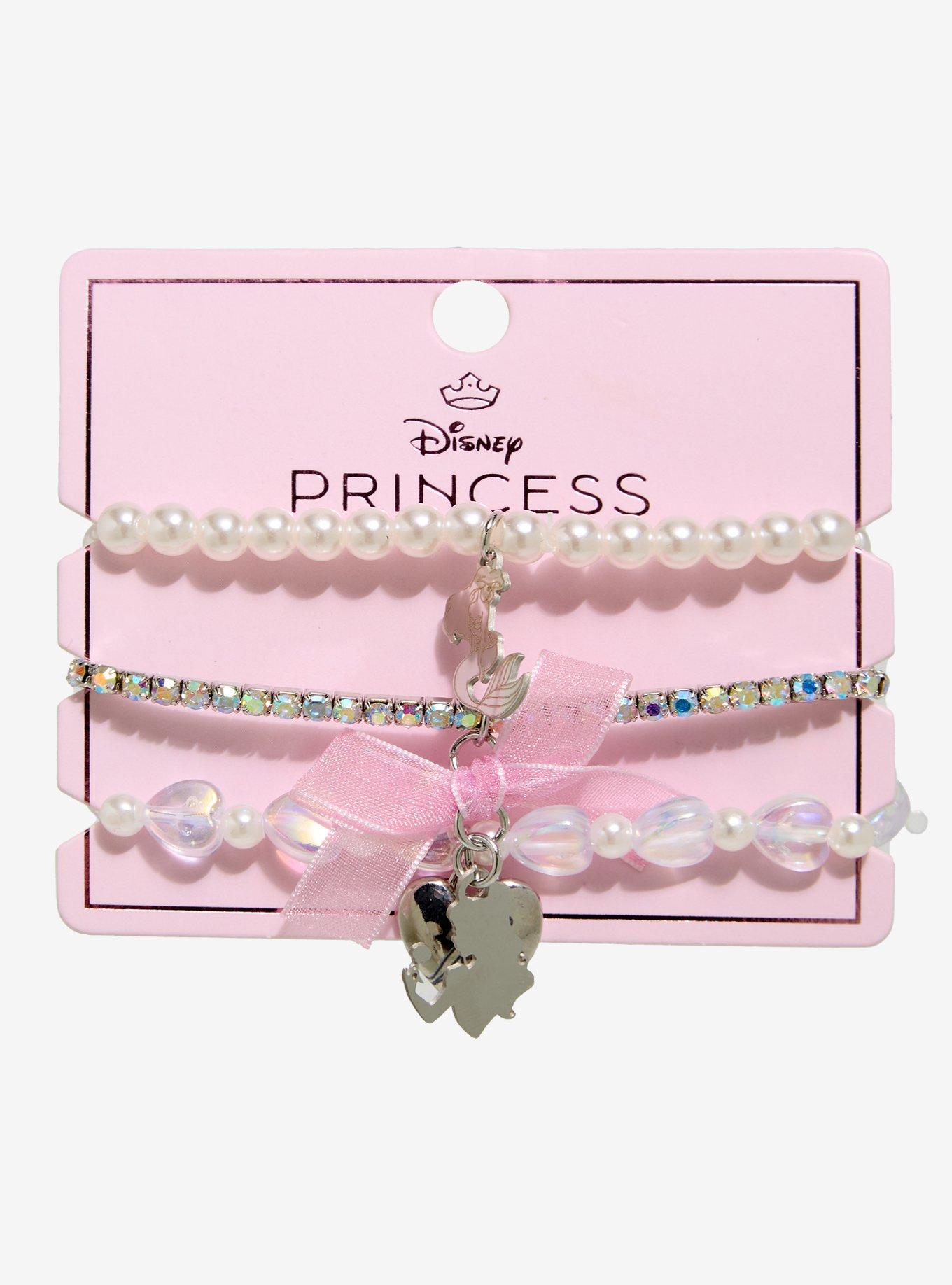 Disney Princess Silhouette Pearlescent Bracelet Set, , hi-res