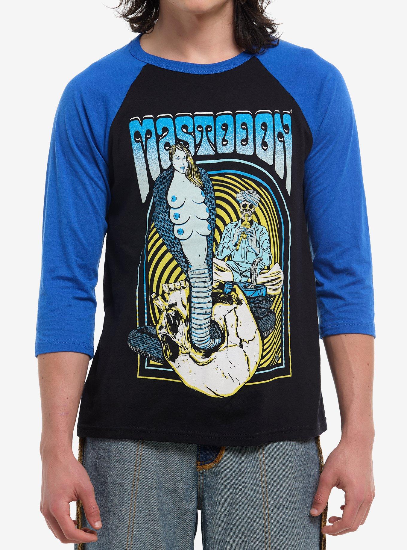 Mastodon Snake Charmer Raglan, , hi-res