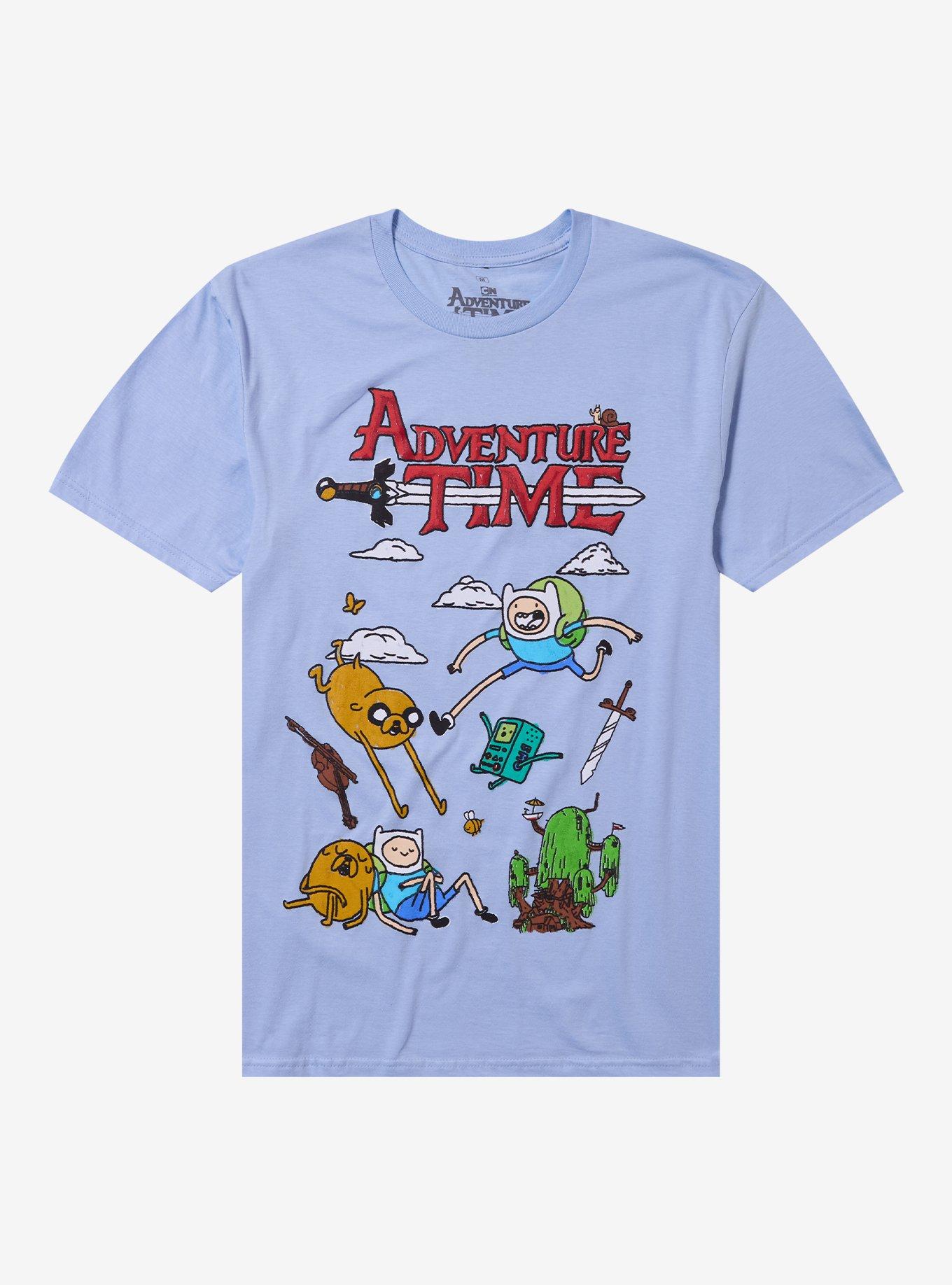 Adventure Time Blue Group T-Shirt, , hi-res