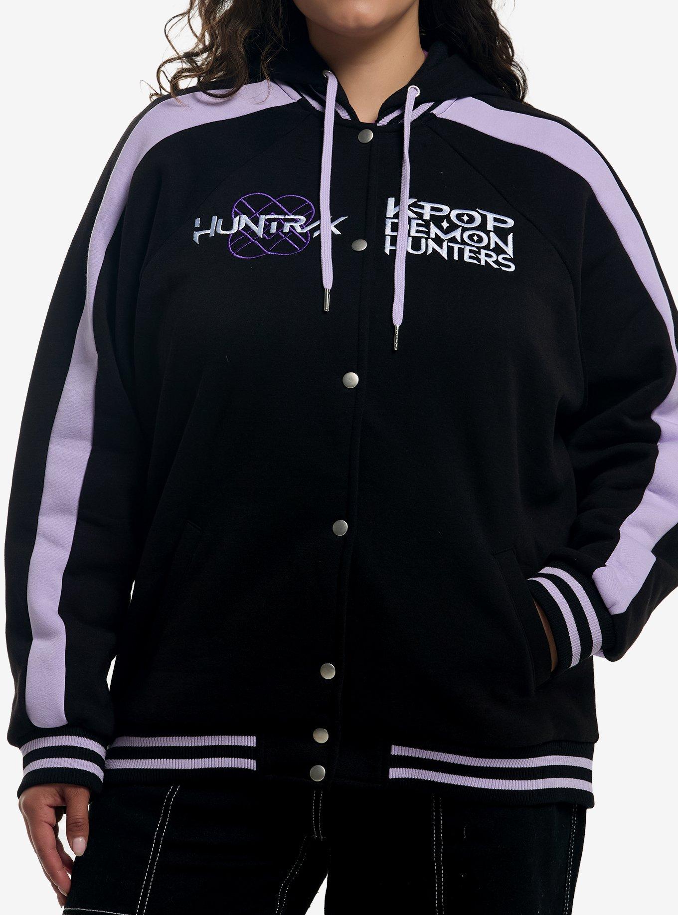 KPop Demon Hunters HUNTR/X Varsity Jacket Plus Size, , hi-res