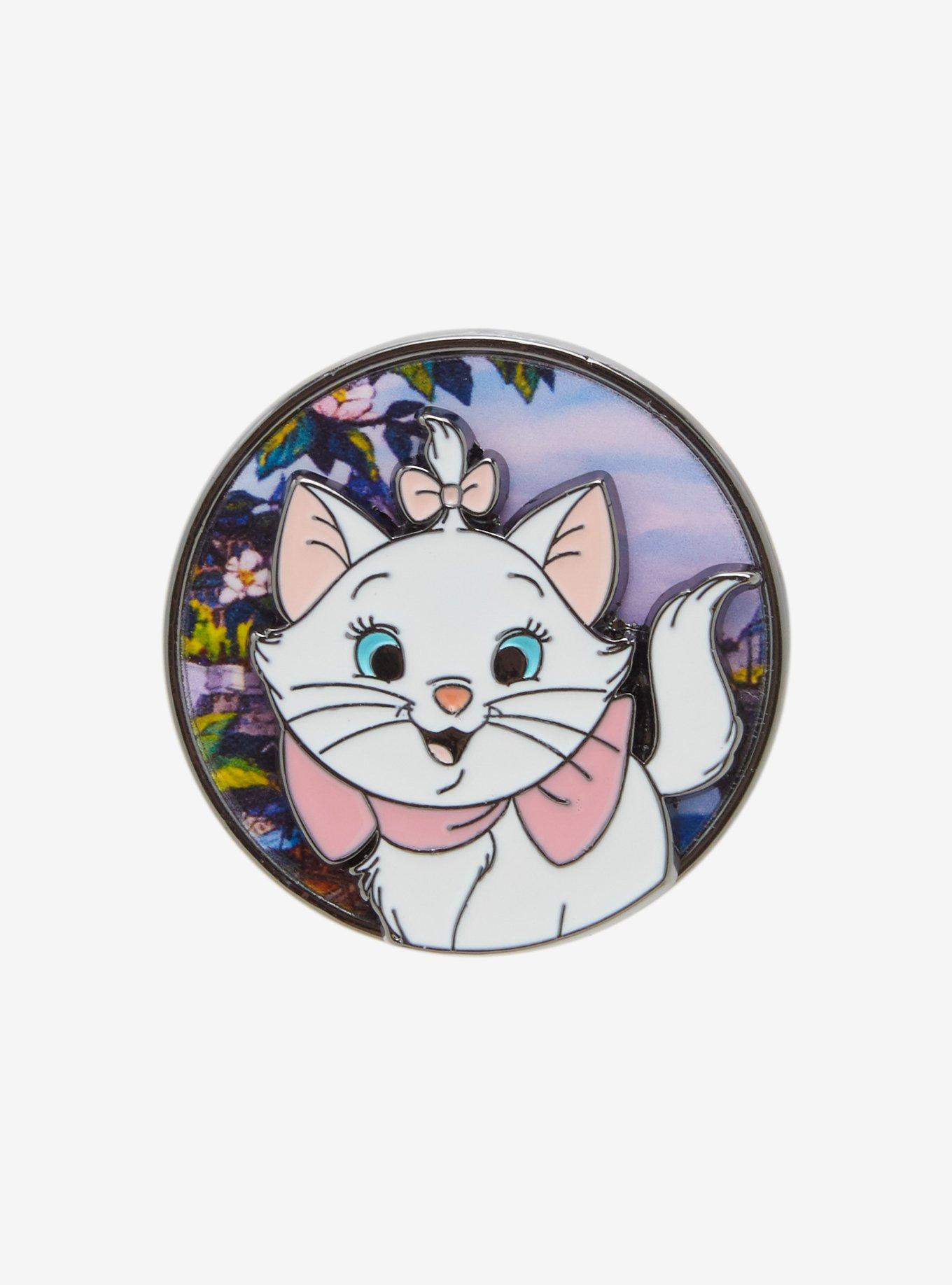 Disney The Aristocats Marie Scenic Enamel Pin Hot Topic Exclusive, , hi-res