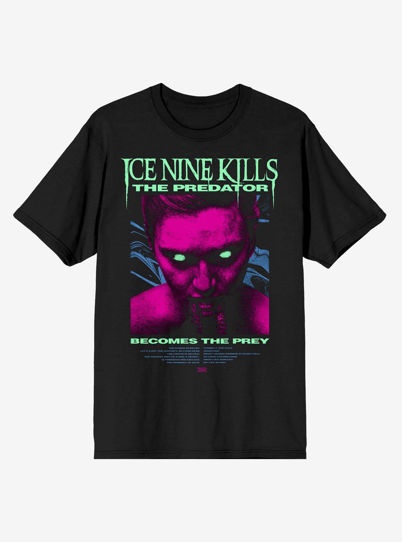 Ice Nine Kills The Predator Becomes The Prey Tracklist T-Shirt, , hi-res