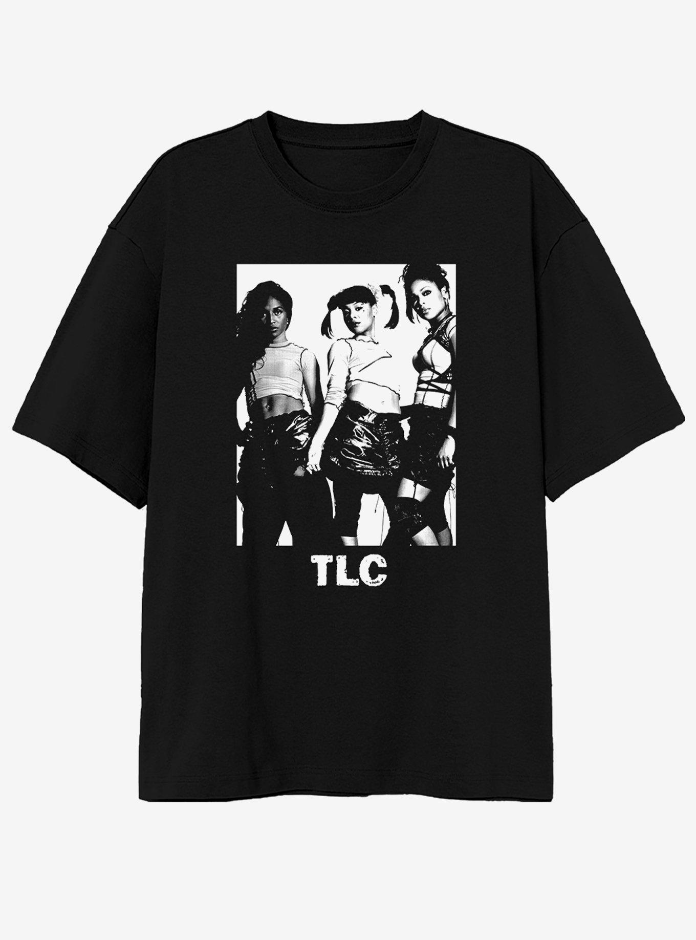 TLC Black & White Group Photo T-Shirt, , hi-res