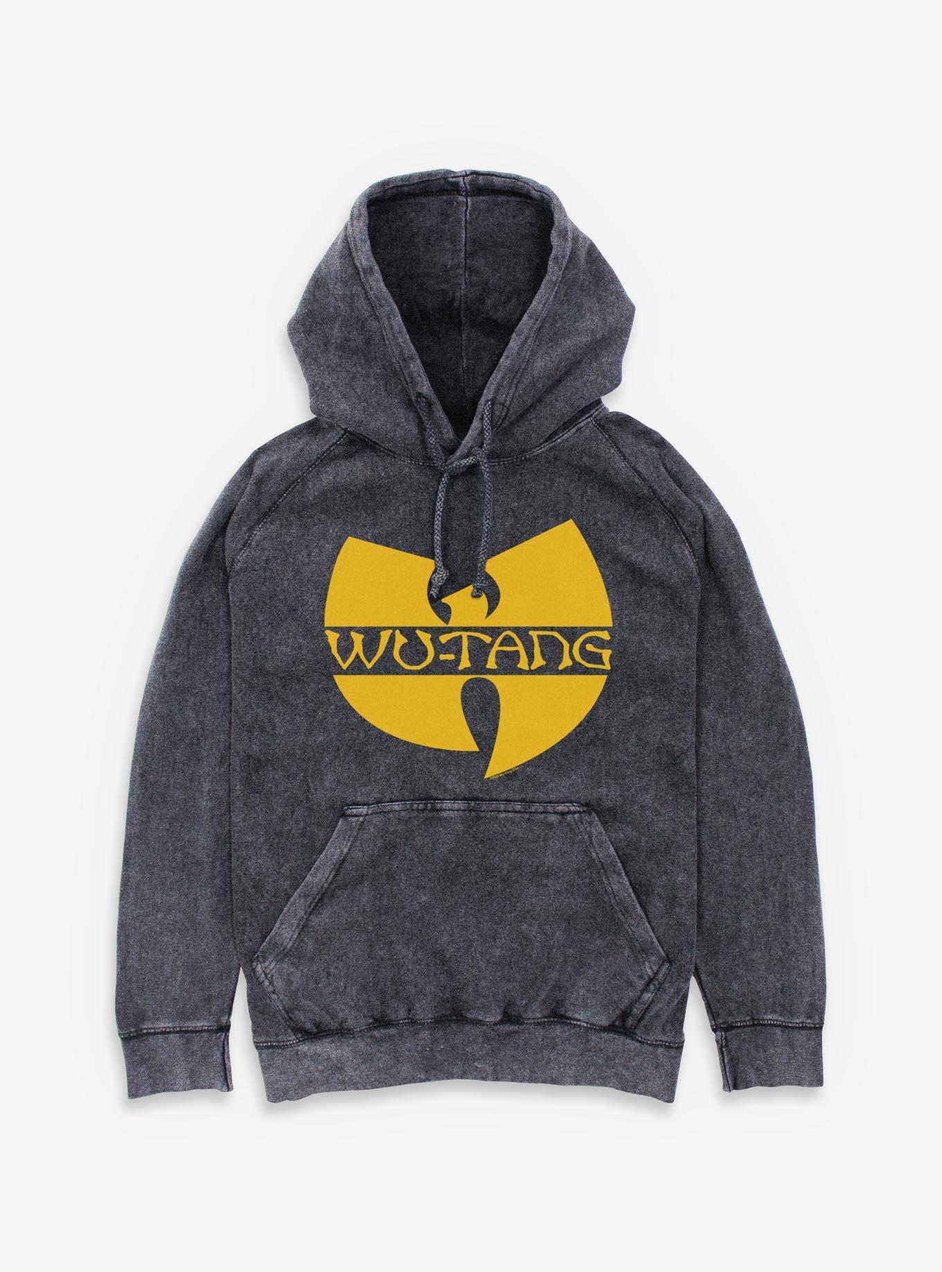 Wu-Tang Logo  Mineral Wash Hoodie, , hi-res