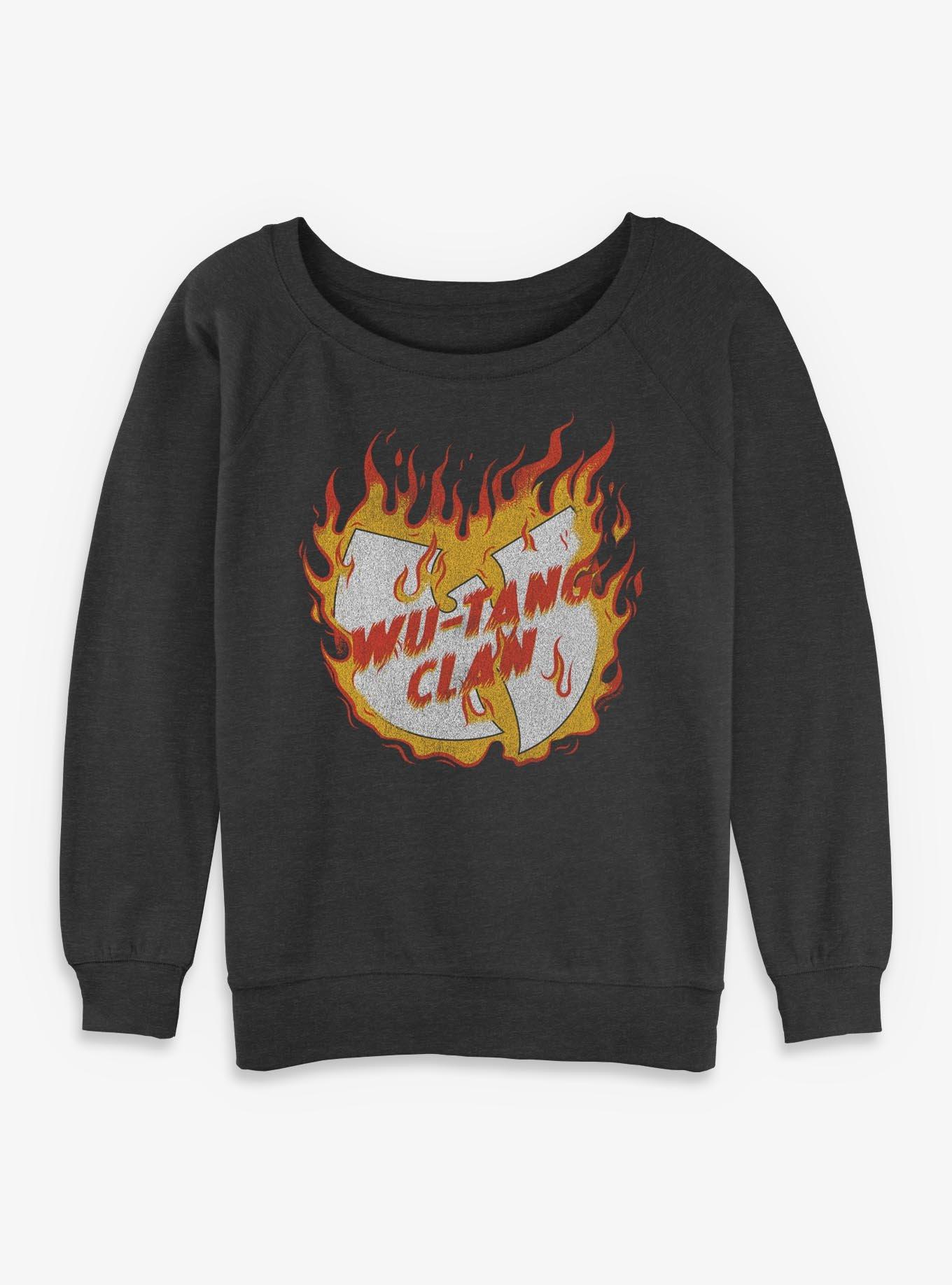 Wu-Tang Clan Fire Womens Slouchy Sweatshirt, , hi-res
