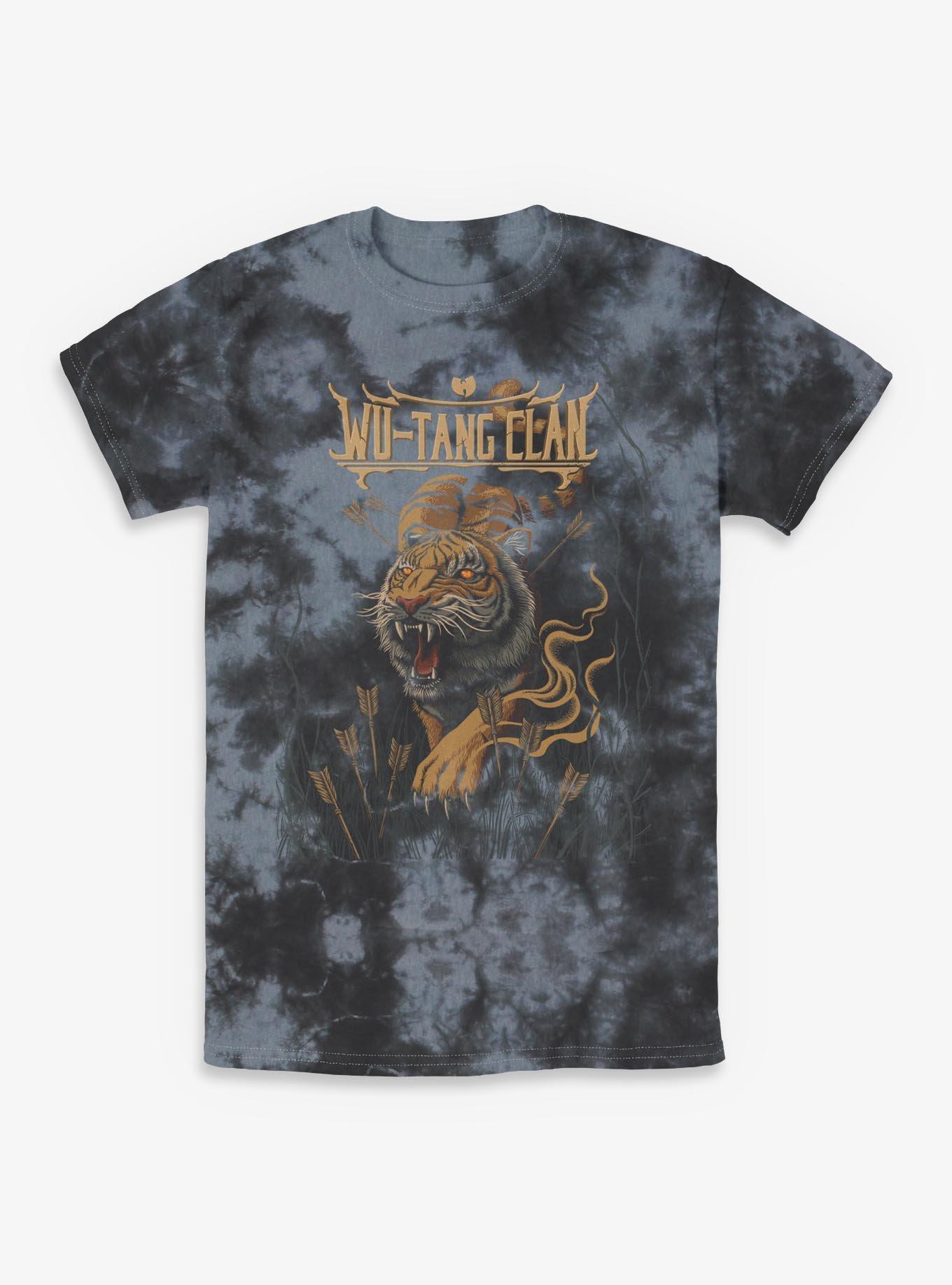 Wu-Tang Tiger And Arrows Tie-Dye T-Shirt, , hi-res