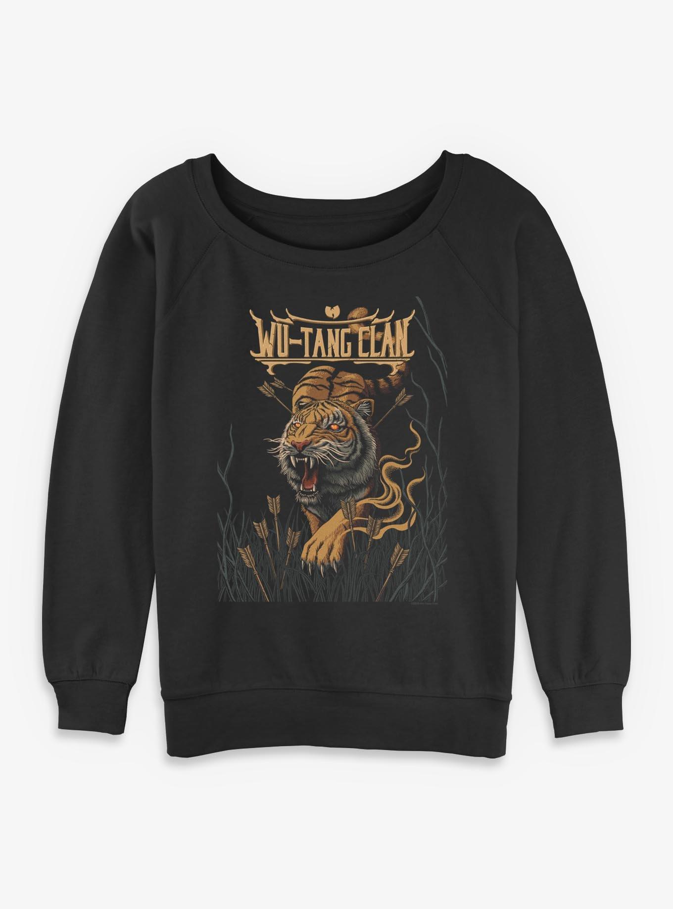 Wu-Tang Tiger And Arrows Womens Slouchy Sweatshirt, , hi-res