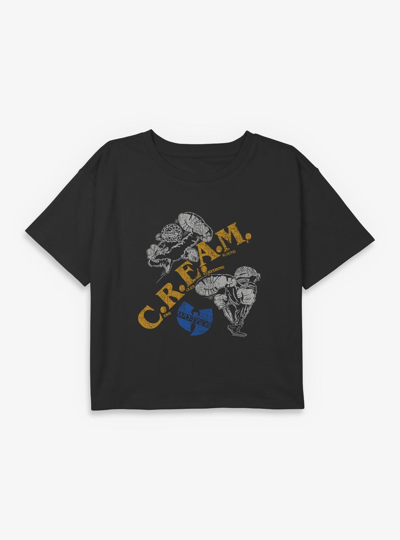 Wu-Tang C.R.E.A.M Youth Girls Boxy Crop T-Shirt, , hi-res