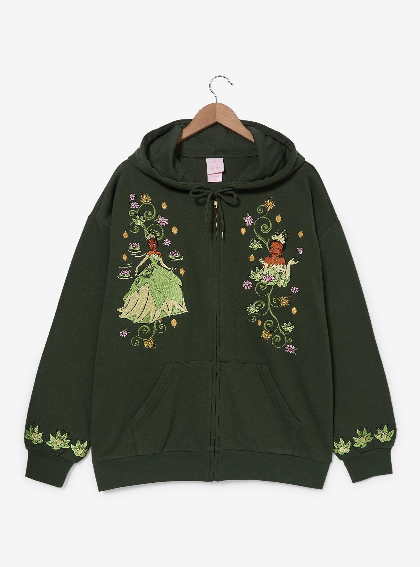 Disney The Princess and the Frog Tiana Bayou Women's Plus Size Zippered Hoodie &mdash; BoxLunch Exclusive, , hi-res