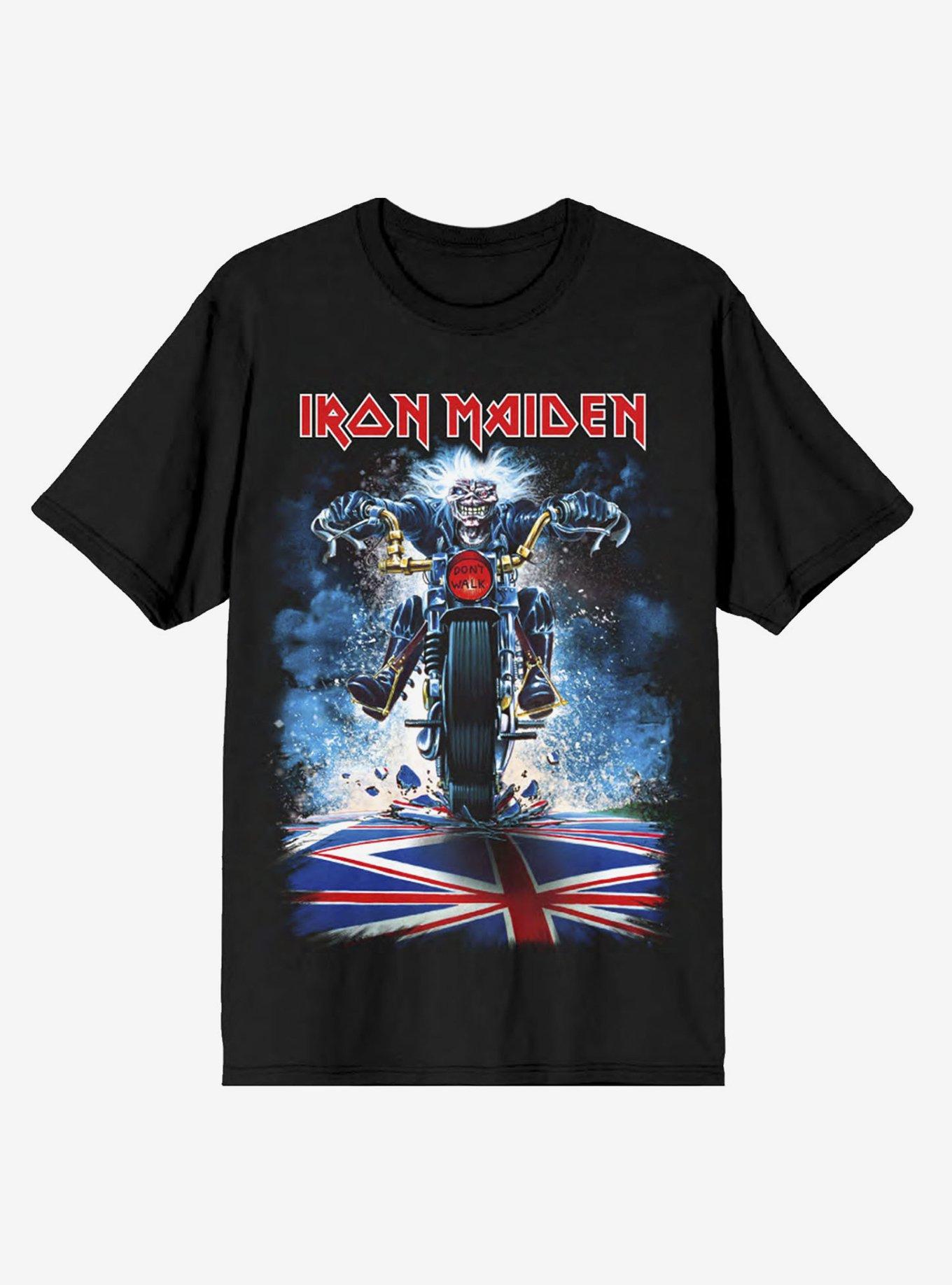 Iron Maiden Eddie Motorcycle T-Shirt, , hi-res