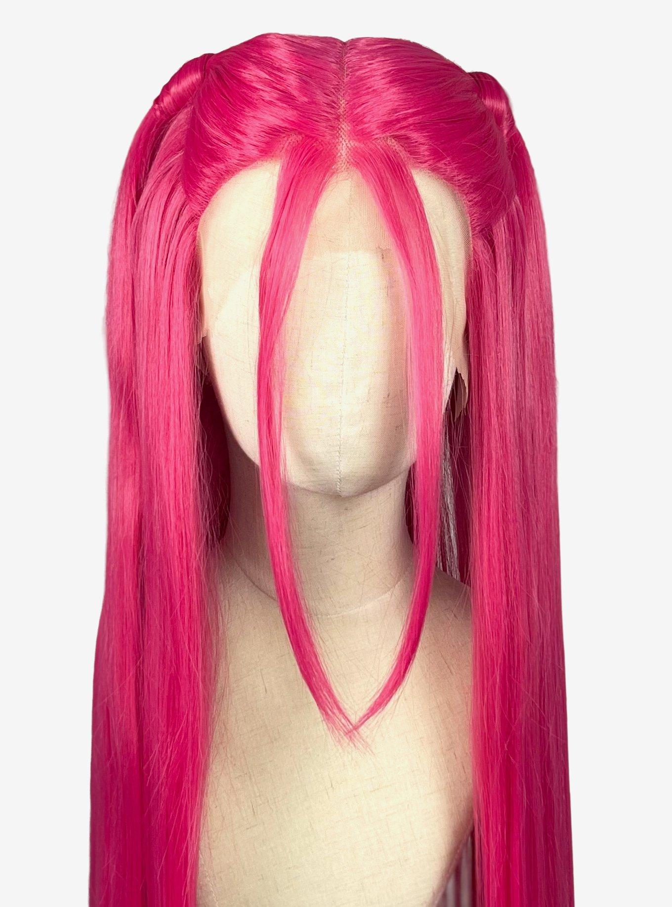 Pink Long Lace Front Wig, , hi-res