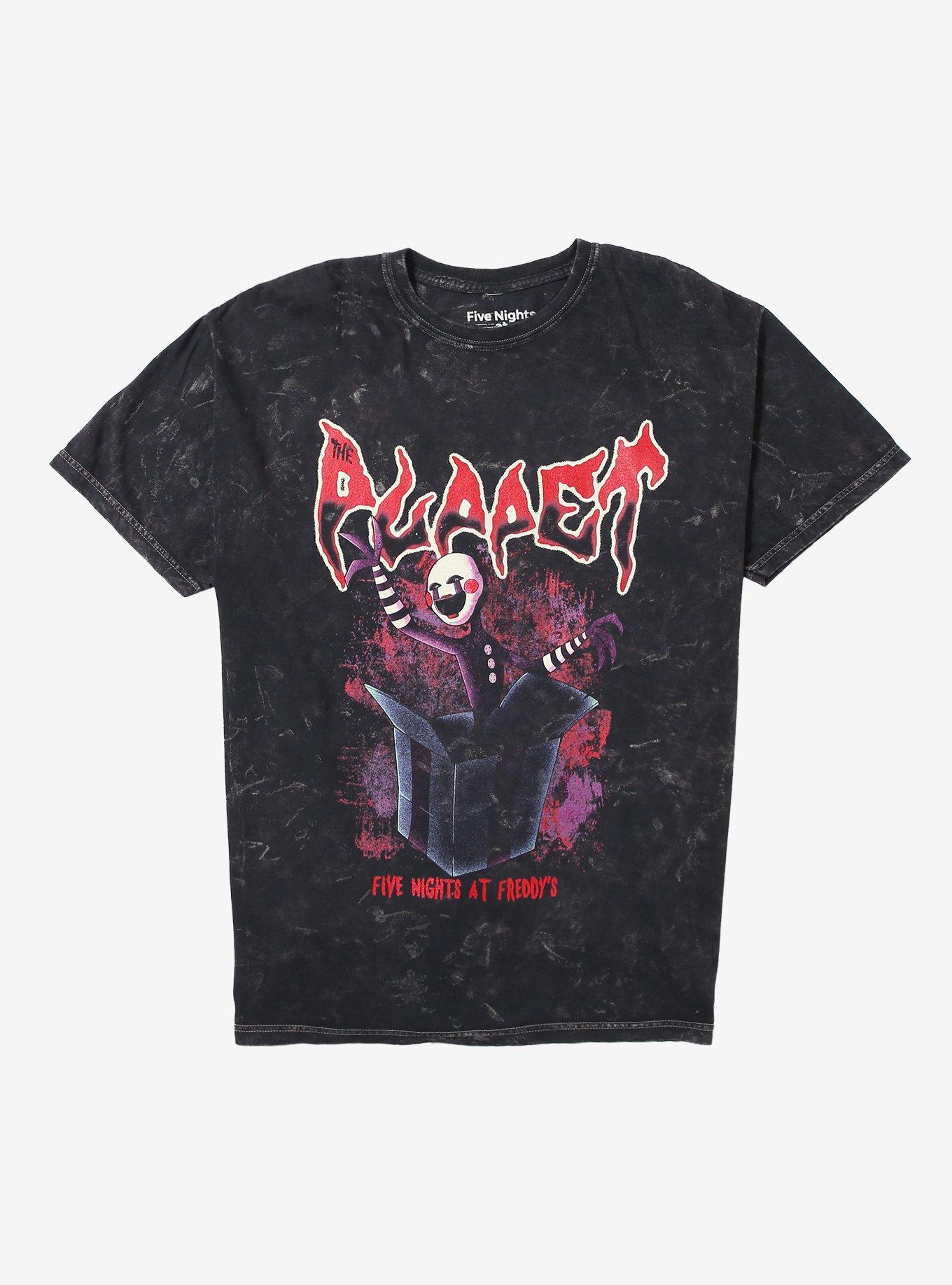Five Nights At Freddy's The Puppet Portrait T-Shirt, BLACK, hi-res