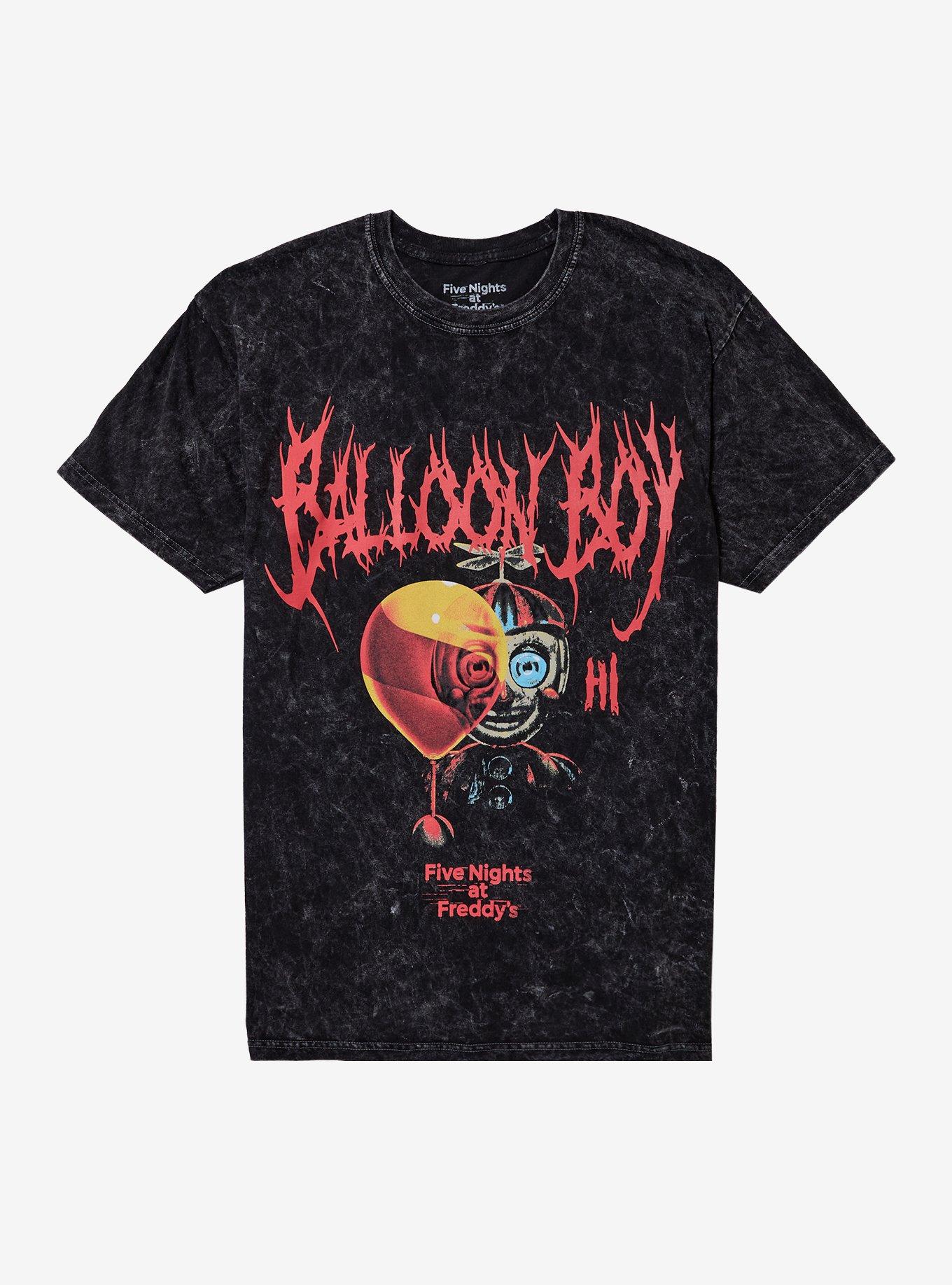 Five Nights At Freddy's Balloon Boy Metal T-Shirt
