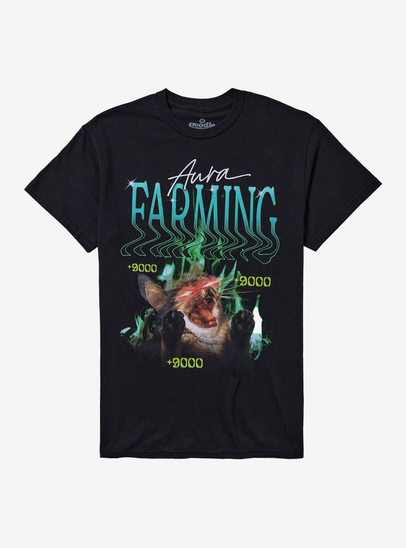 Aura Farming Cat T-Shirt By Goodie Two Sleeves, , hi-res