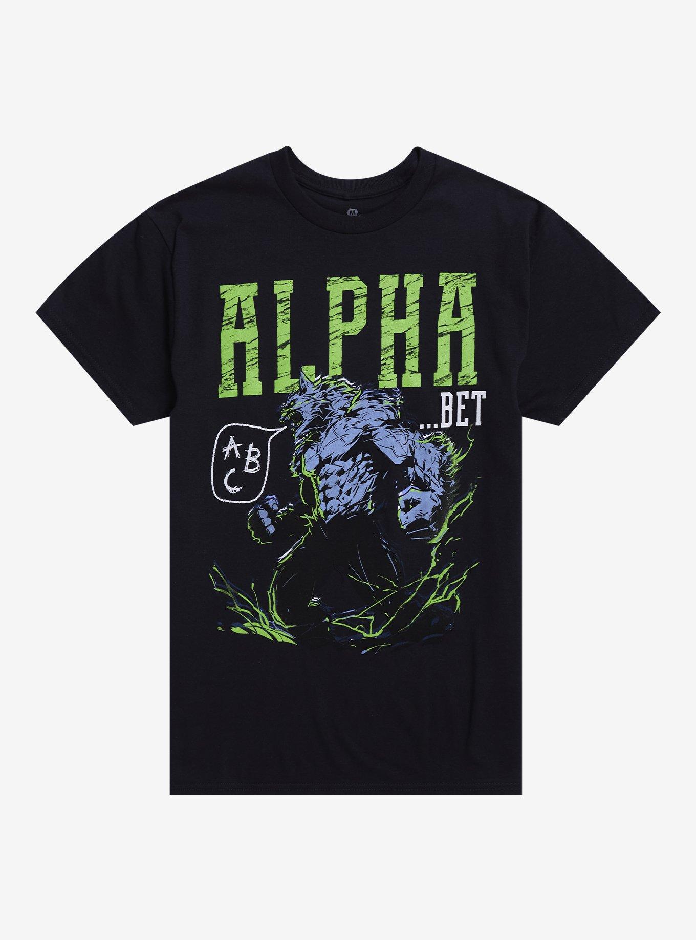 Alpha...Bet Wolf T-Shirt By Goodie Two Sleeves, , hi-res