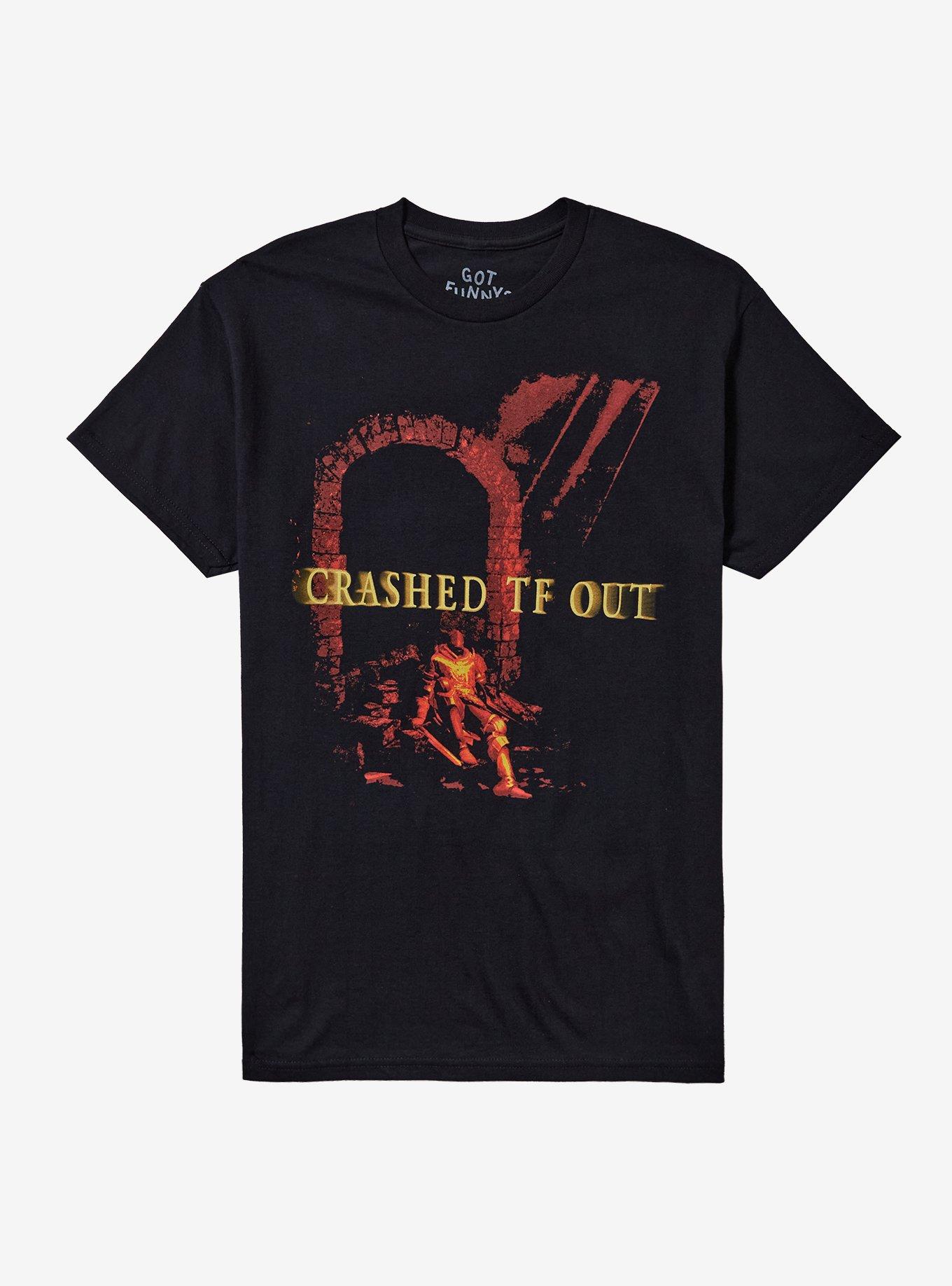 Crash Out Knight T-Shirt By Got Funny?, , hi-res