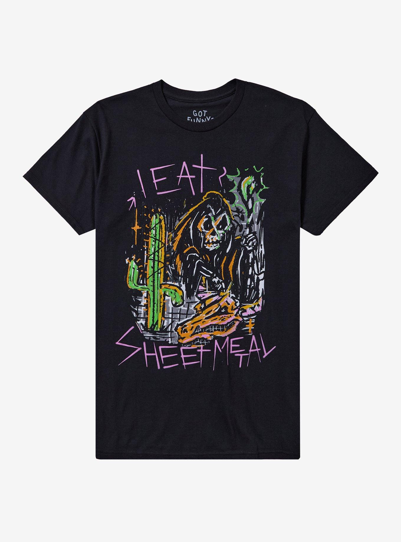 Eat Sheet Metal Reaper T-Shirt By Got Funny?, , hi-res