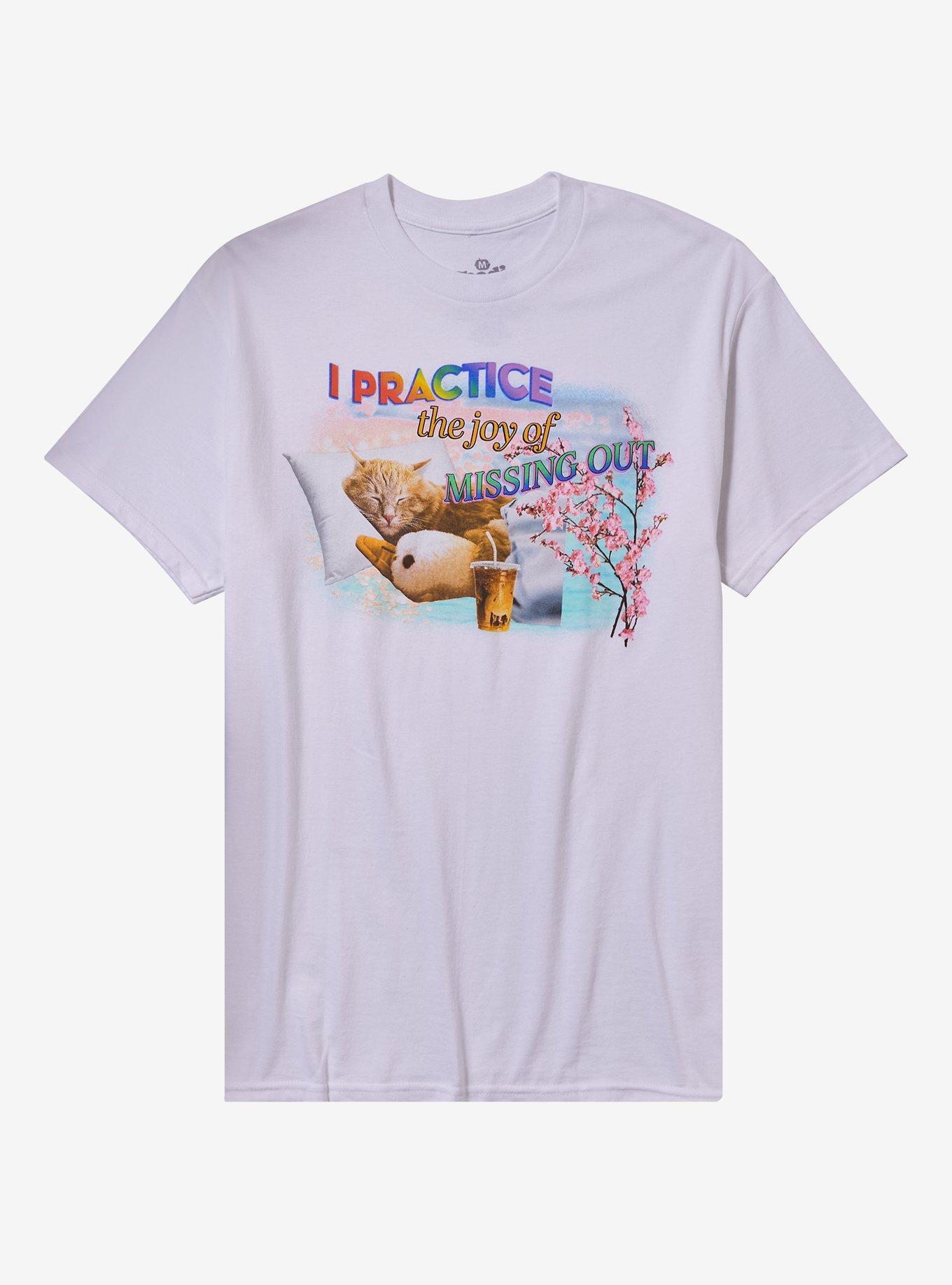 Missing Out Joy Cat T-Shirt By Goodie Two Sleeves, , hi-res