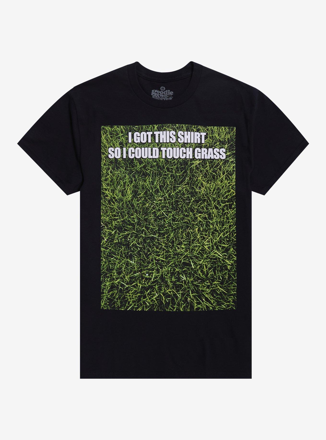 Touch Grass Image T-Shirt By Goodie Two Sleeves, , hi-res