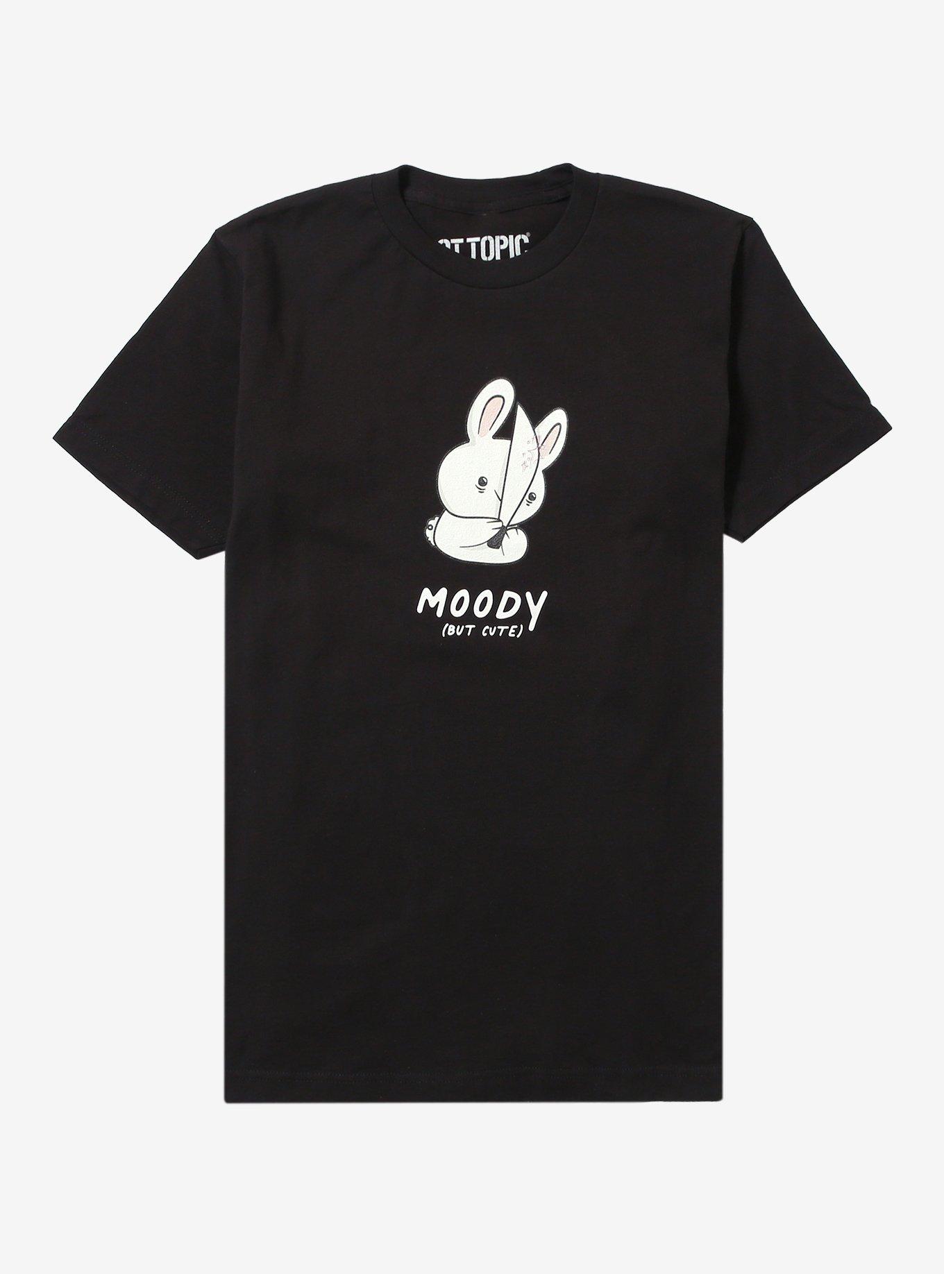 Cute But Moody Bunny T-Shirt, , hi-res