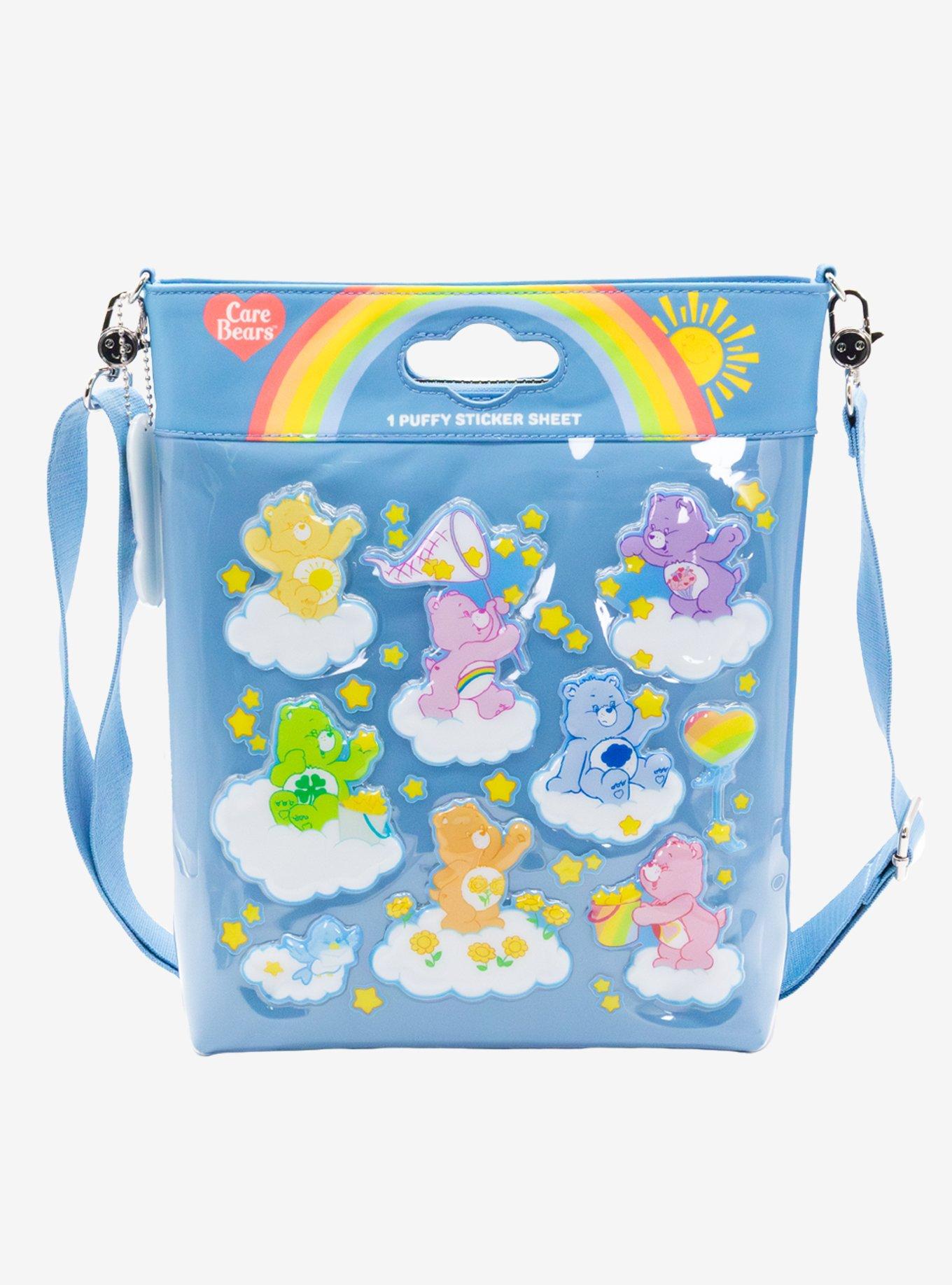 Whatever! Makes You Happy Care Bears Sticker Sheet Crossbody Bag, , hi-res