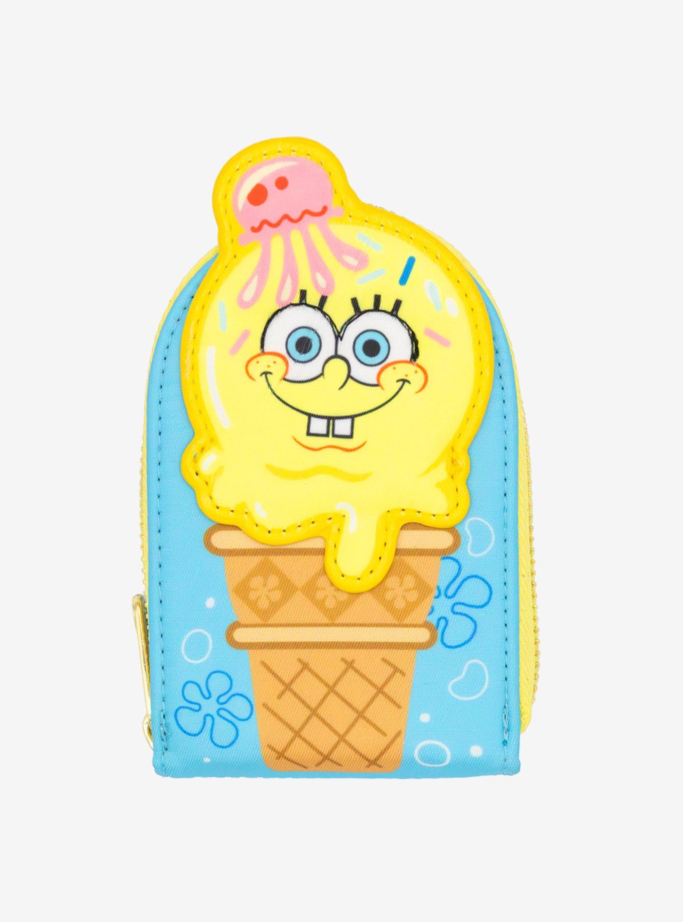 Whatever! Makes You Happy x SpongeBob SquarePants Ice Cream SpongeBob Accordion Wallet, , hi-res