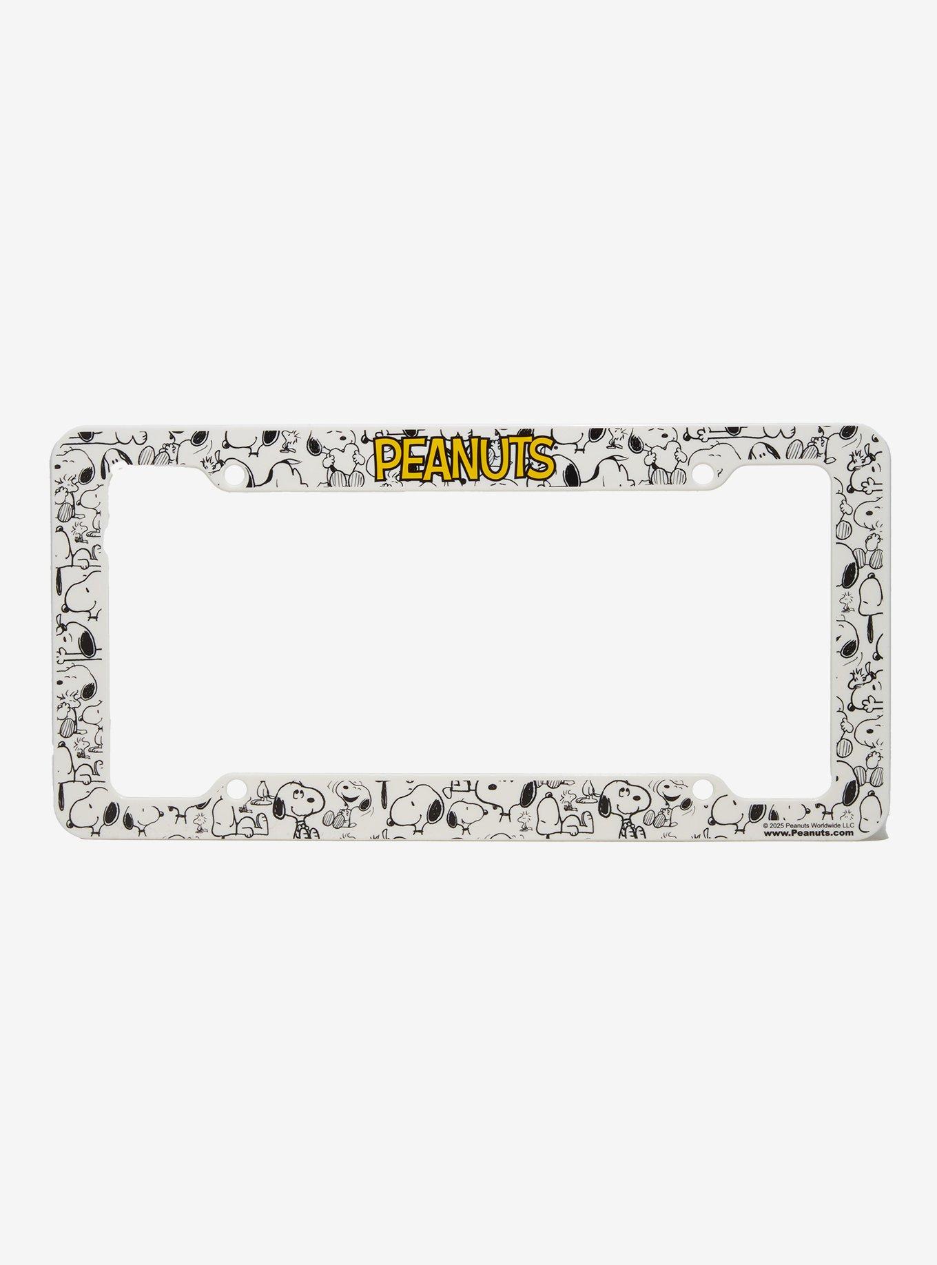 Peanuts Snoopy License Plate Frame | Hot Topic