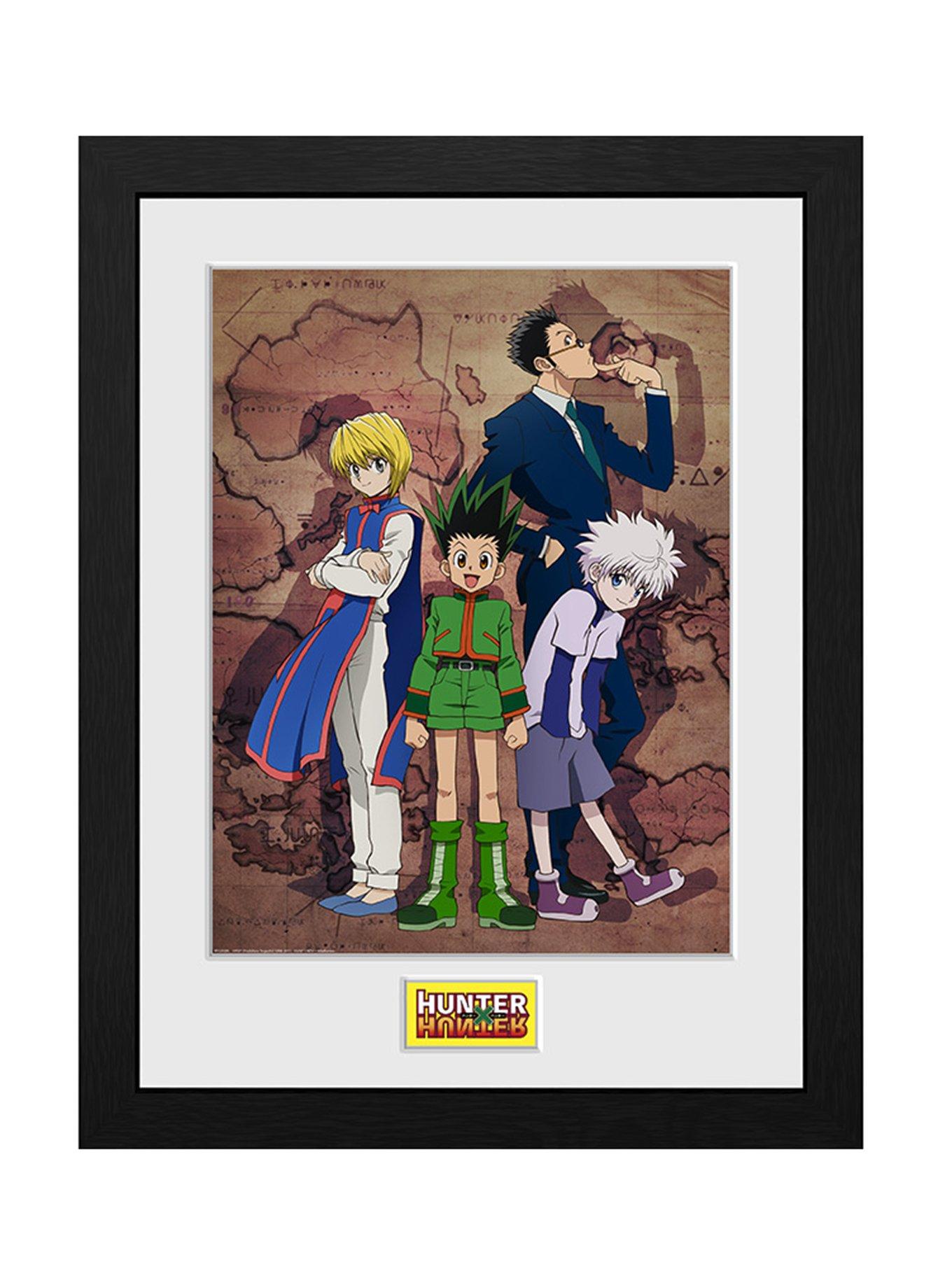 Hunter X Hunter Group Map Framed Poster, , hi-res