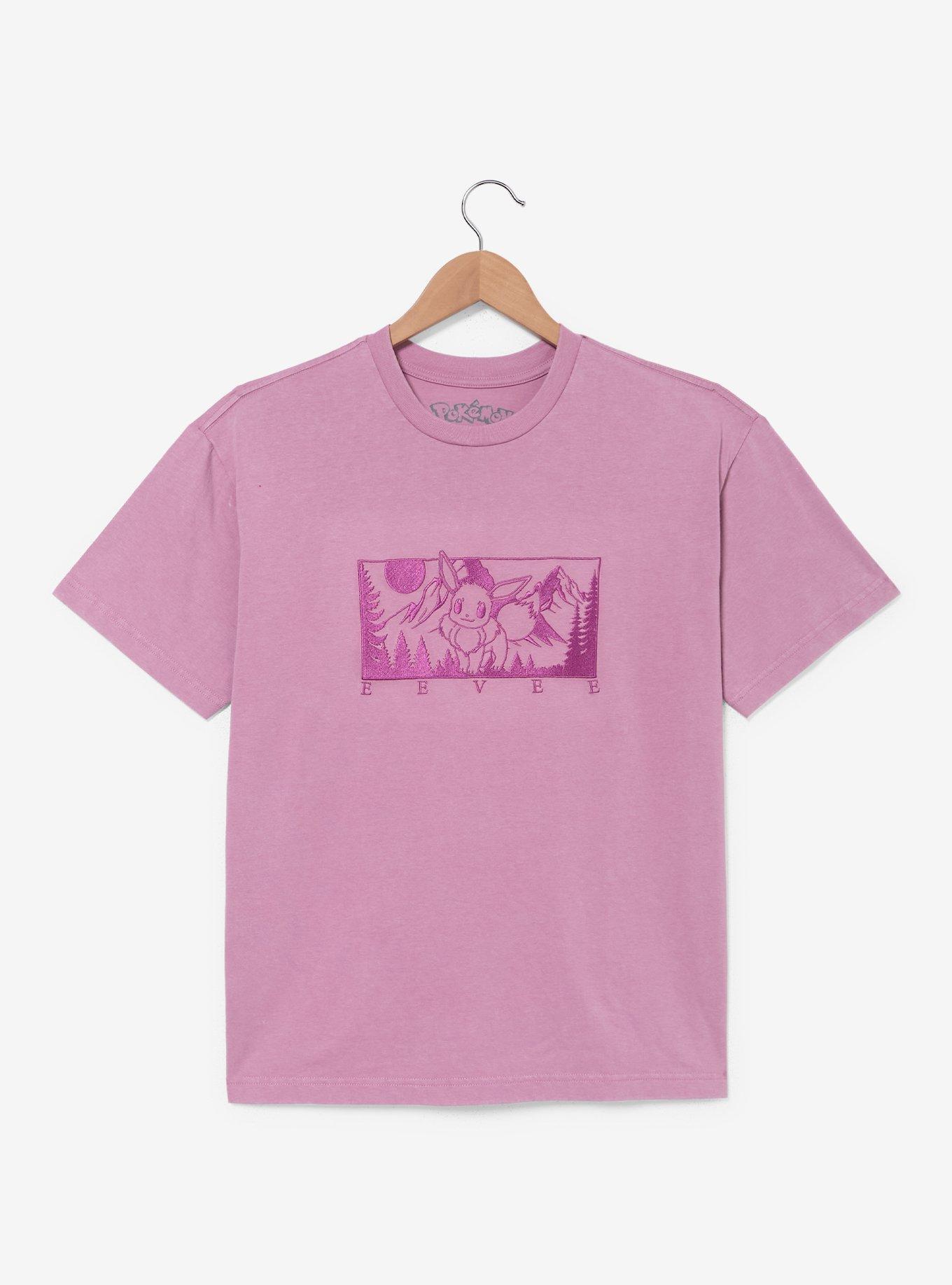 Pok&eacute;mon Embroidered Eevee Panel Portrait T-Shirt - BoxLunch Exclusive, , hi-res