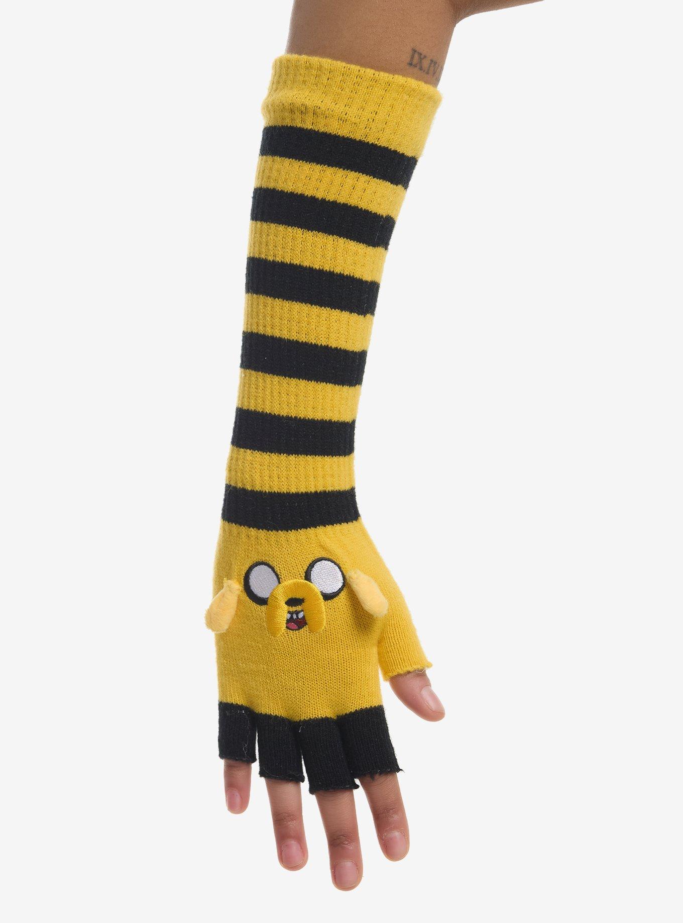 Adventure Time Jake Stripe Arm Warmers, , hi-res