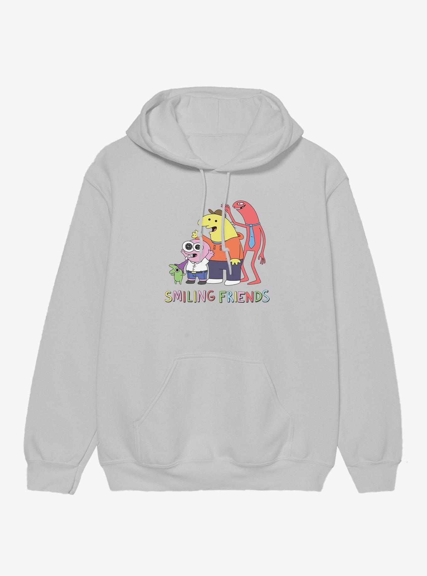 Smiling Friends Waving Hoodie, , hi-res