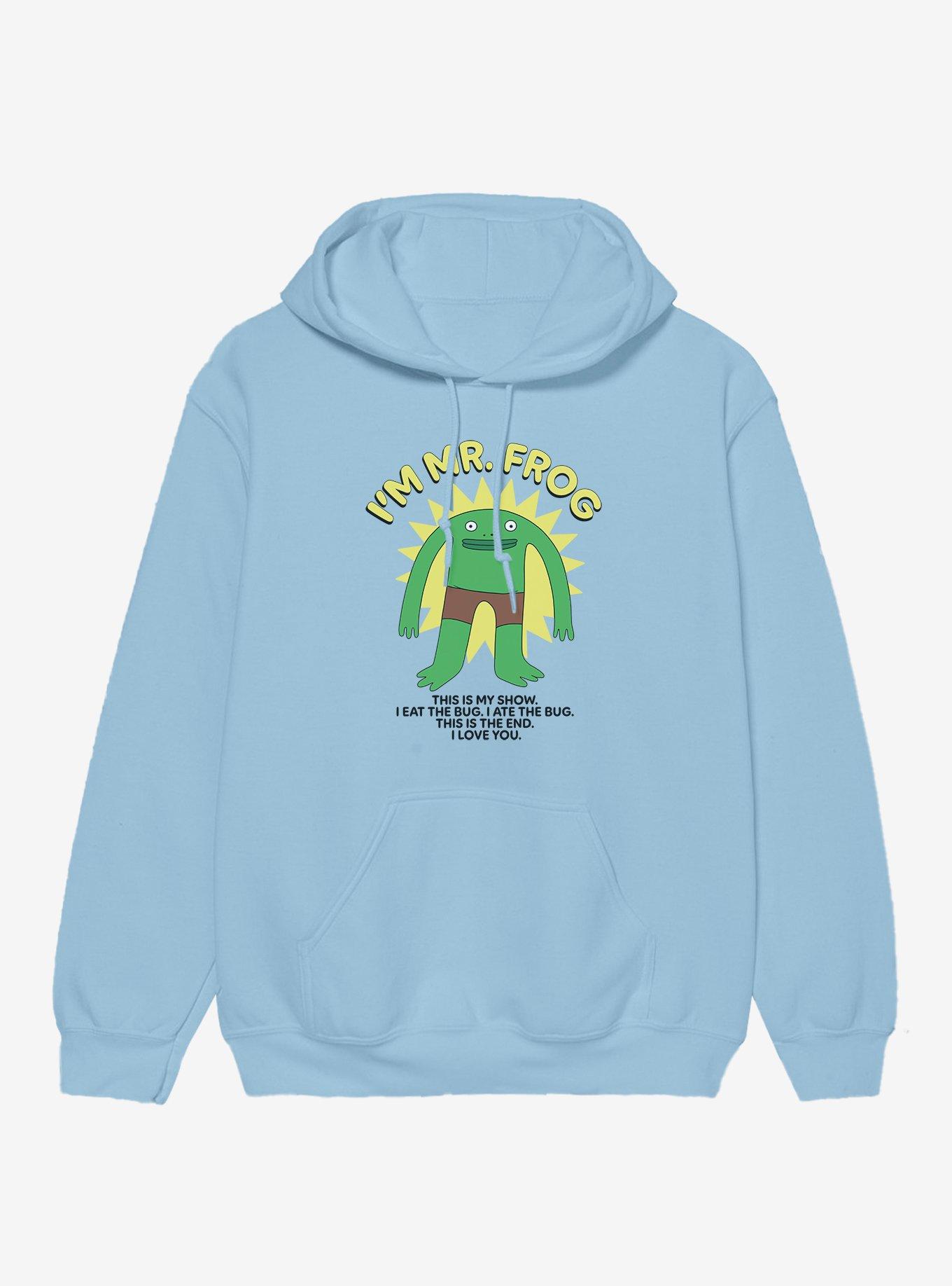 Smiling Friends I'm Mr. Frog Hoodie, , hi-res