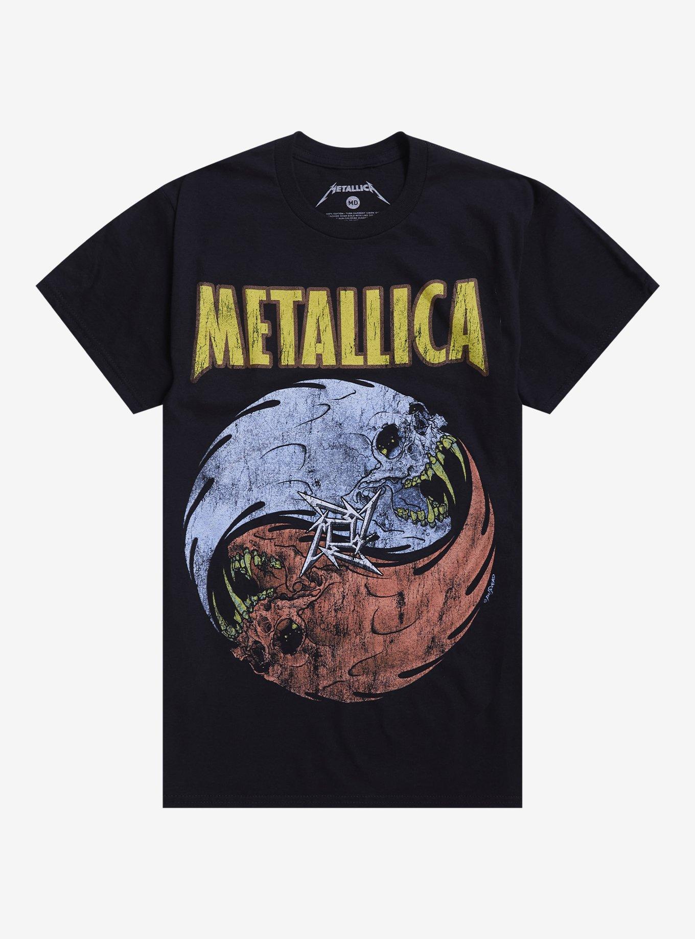 Metallica Skull Yin Yang T-Shirt, , hi-res