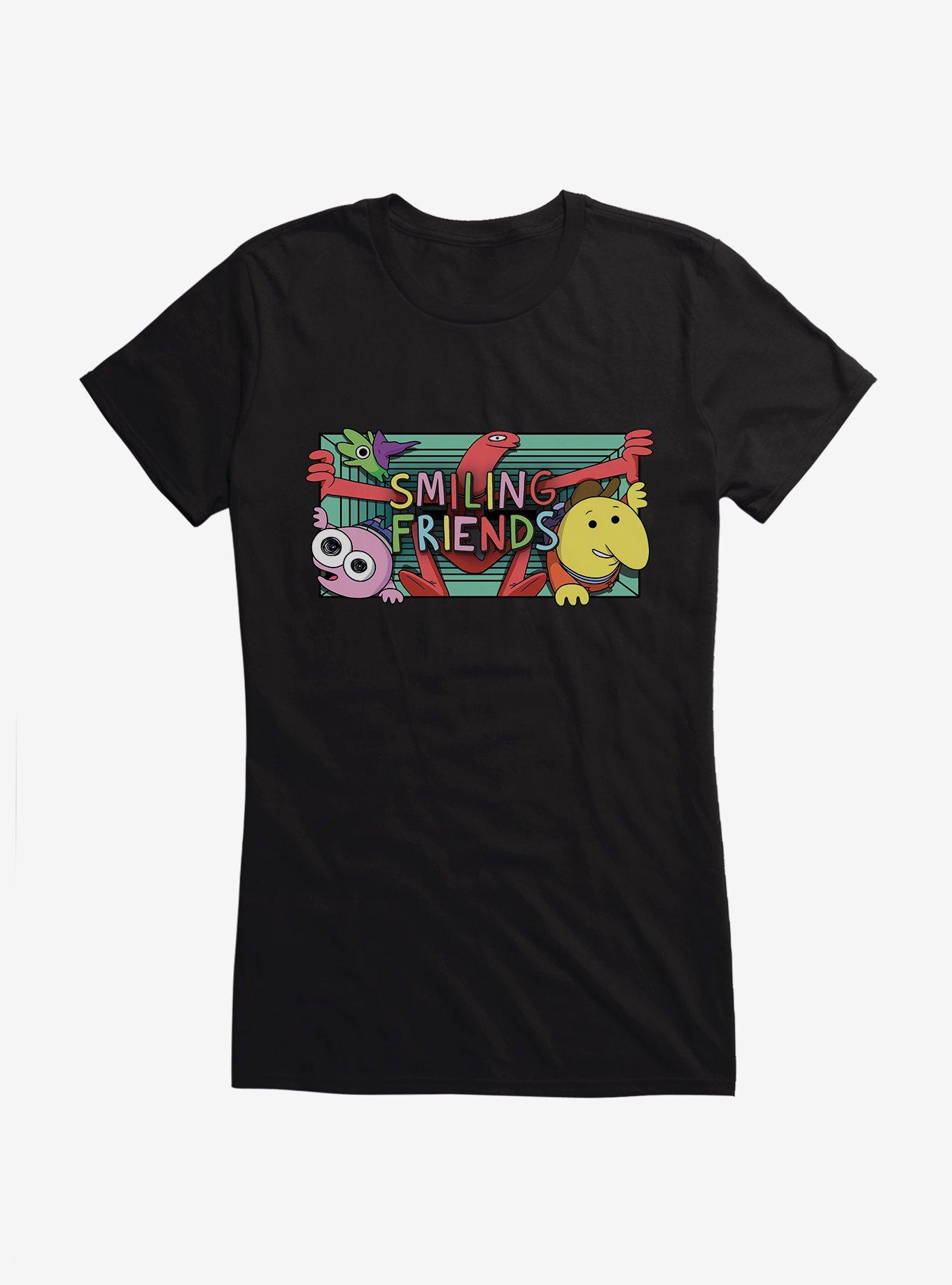 Smiling Friends Hallway Girls T-Shirt