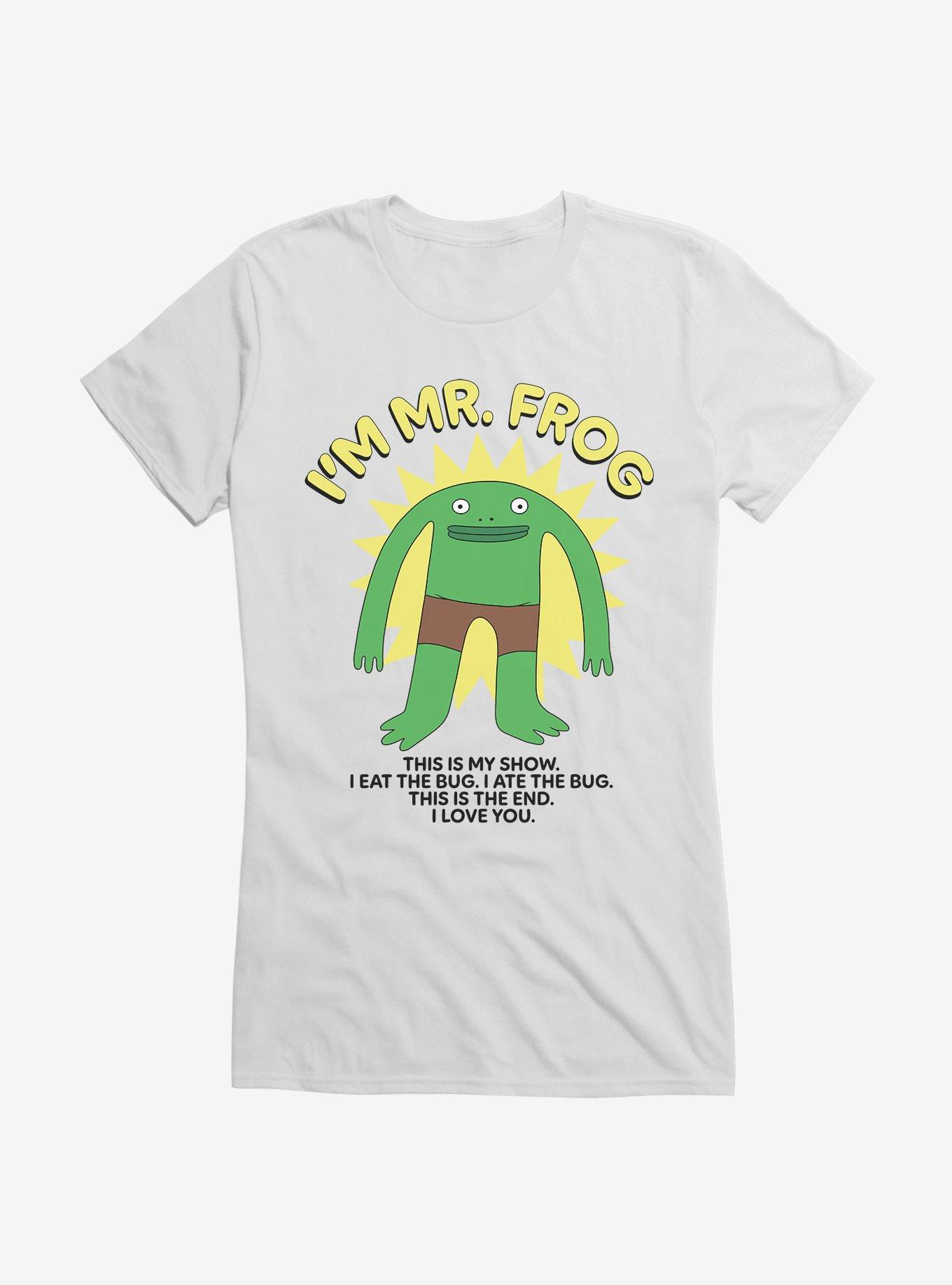 Smiling Friends I'm Mr. Frog Girls T-Shirt, , hi-res