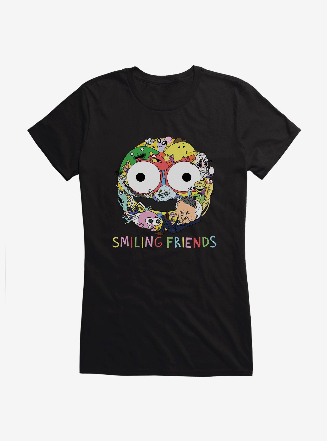 Smiling Friends Smiley Collage Girls T-Shirt, , hi-res