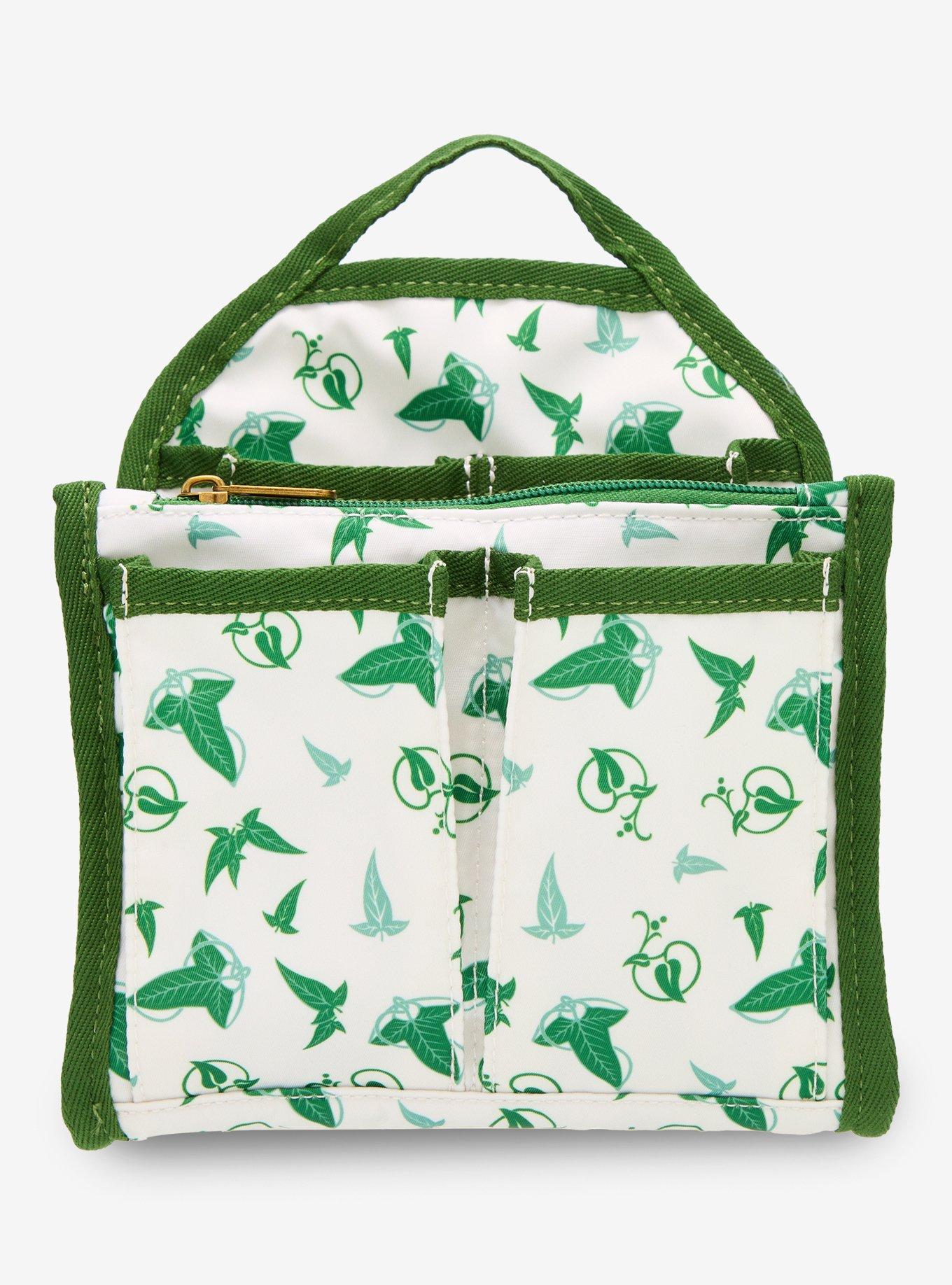 The Lord of The Rings Leaves of L&oacute;rien Allover Print Mini Backpack Organizer - BoxLunch Exclusive, , hi-res