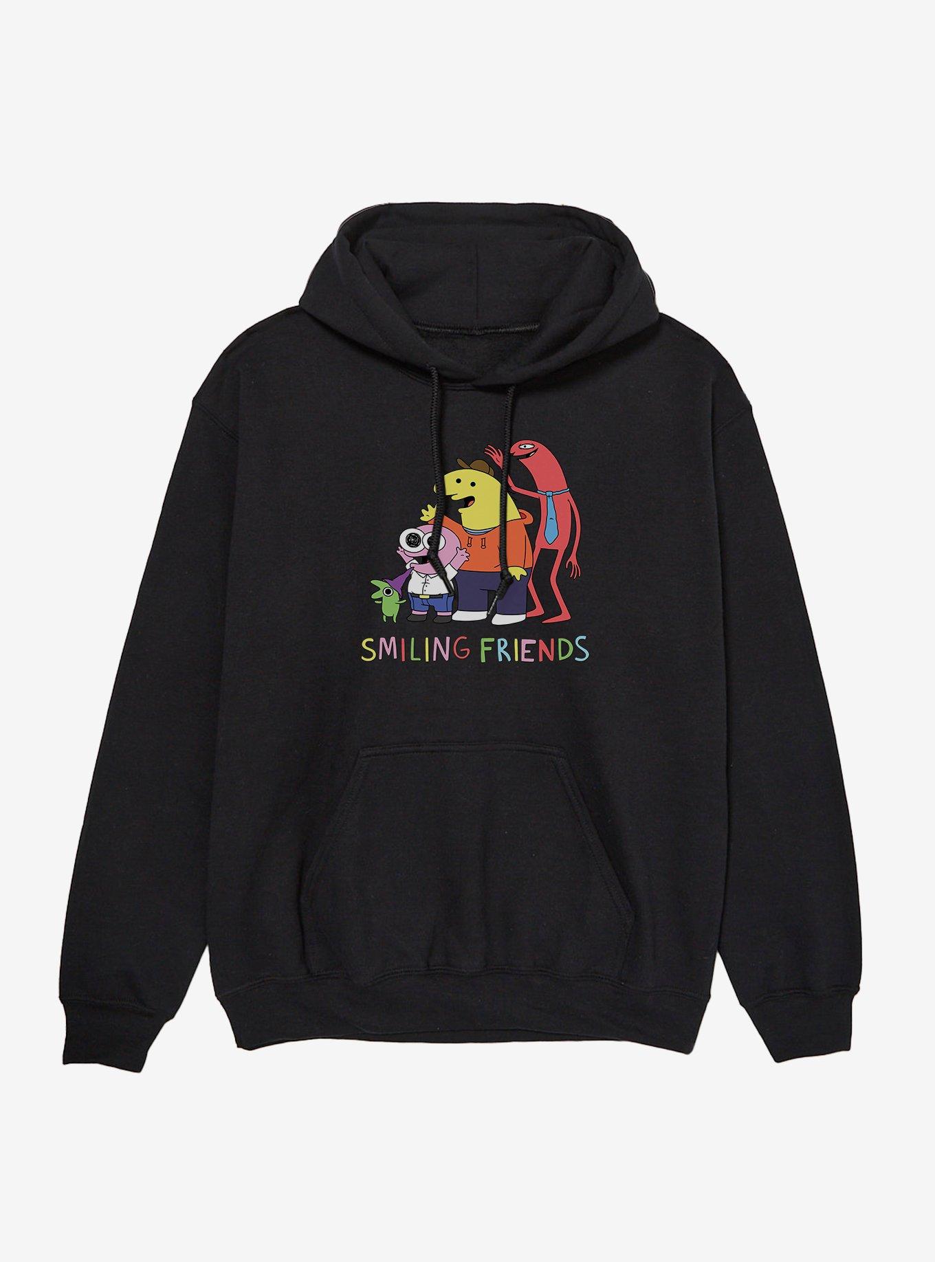 Smiling Friends Waving Hoodie, , hi-res