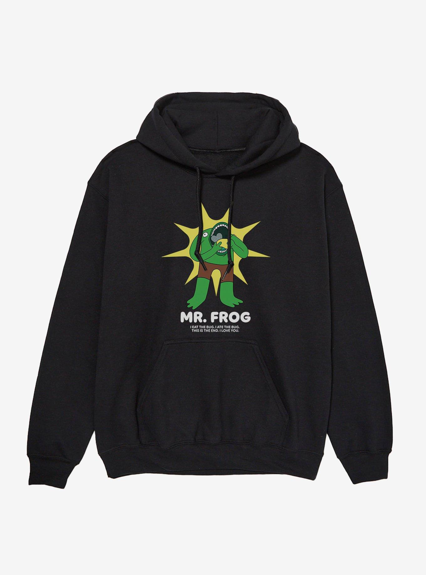 Smiling Friends Mr. Frog Hoodie, , hi-res