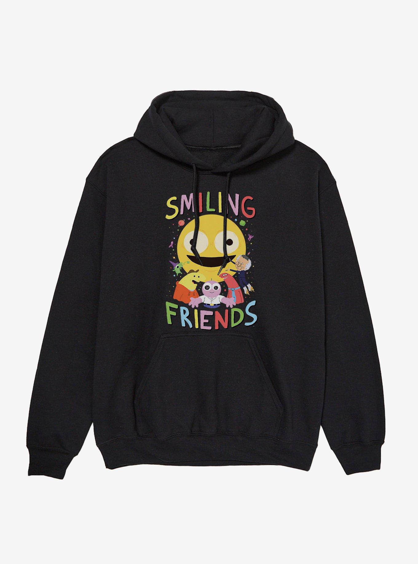Smiling Friends Hugs All Around Hoodie, , hi-res