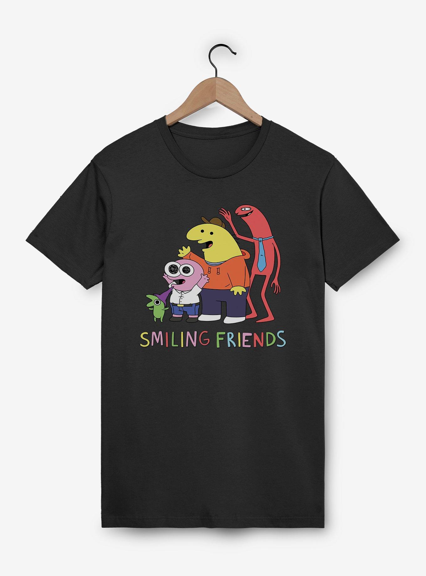 Smiling Friends Waving T-Shirt, , hi-res