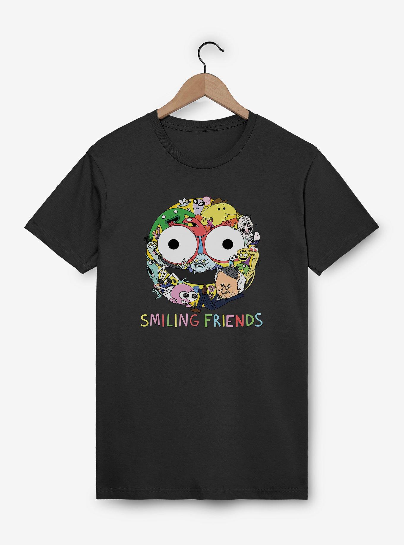 Smiling Friends Smiley Collage T-Shirt, , hi-res