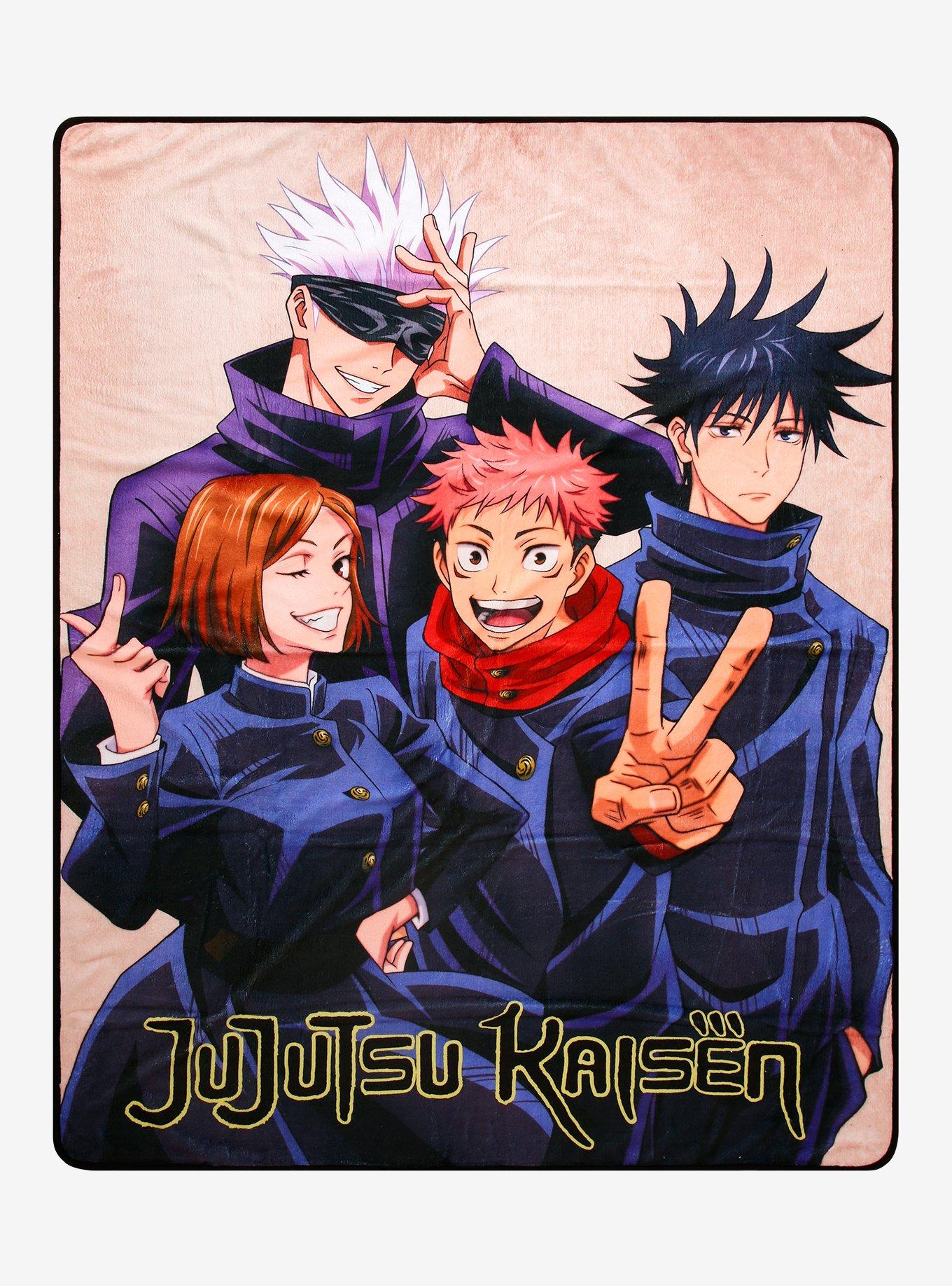 Jujutsu Kaisen Group Throw Blanket, , hi-res