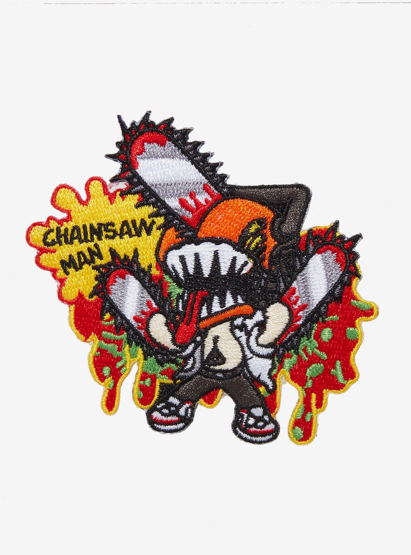 Chainsaw Man Blood Splatter Chibi Patch, , hi-res