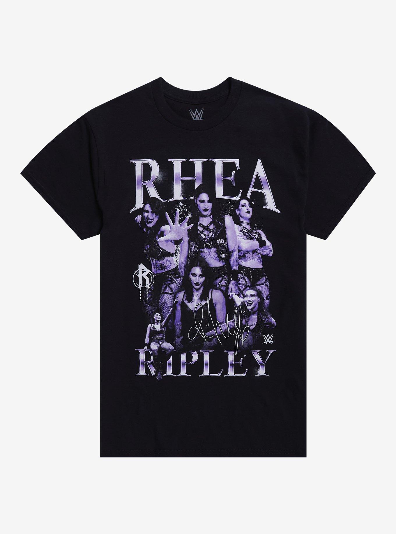 WWE Rhea Ripley Collage T-Shirt, , hi-res
