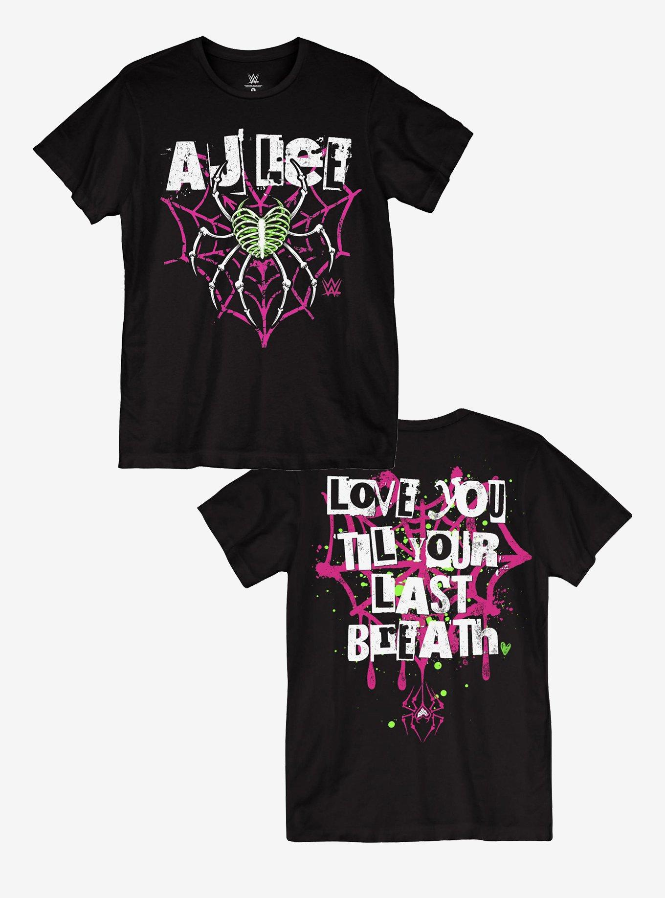 WWE AJ Lee Spider Quote T-Shirt | Hot Topic