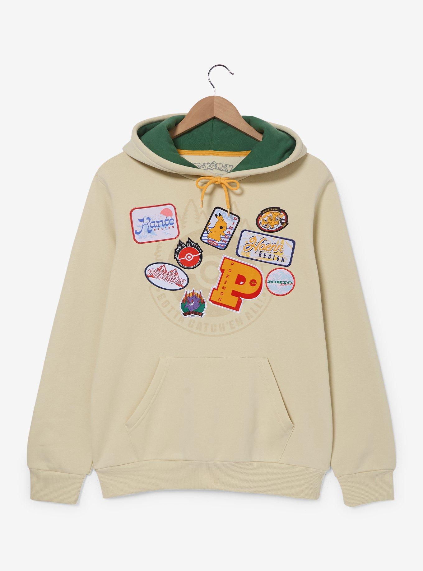 Pok&eacute;mon Embroidered Badges Hoodie - BoxLunch Exclusive, , hi-res